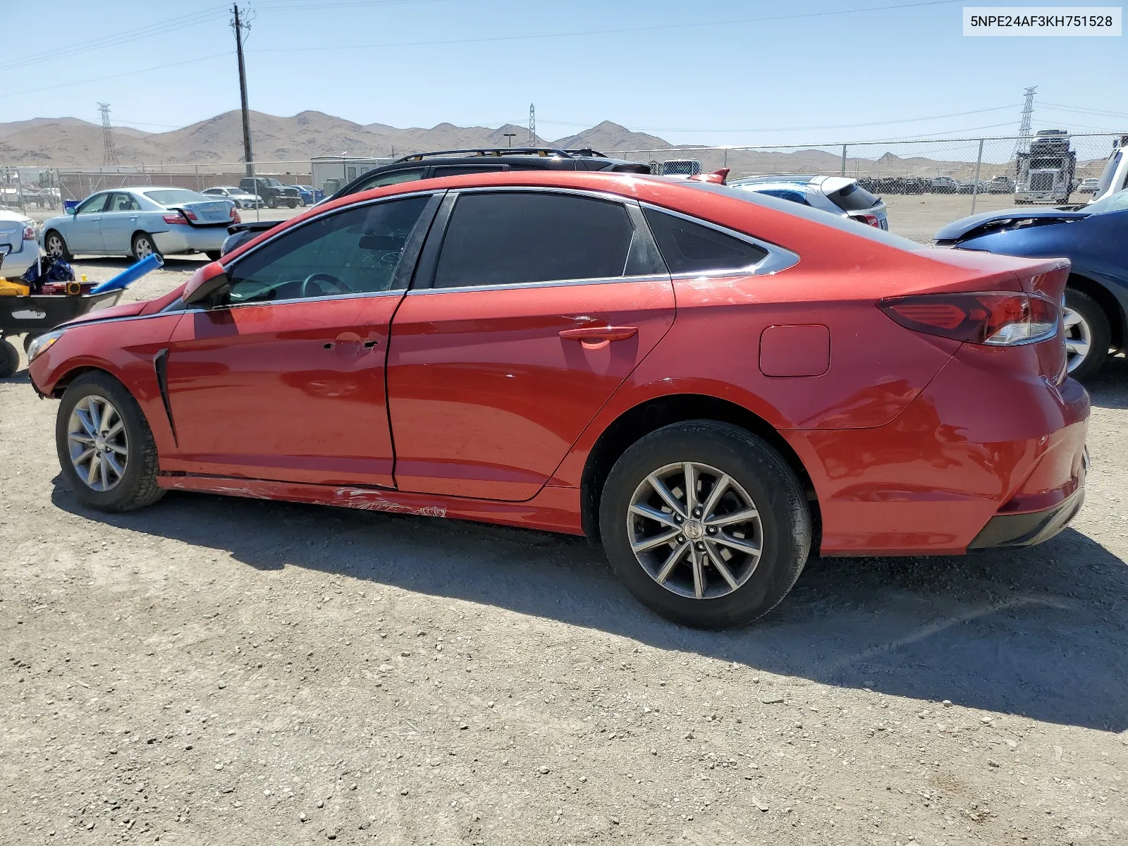 2019 Hyundai Sonata Se VIN: 5NPE24AF3KH751528 Lot: 59952974