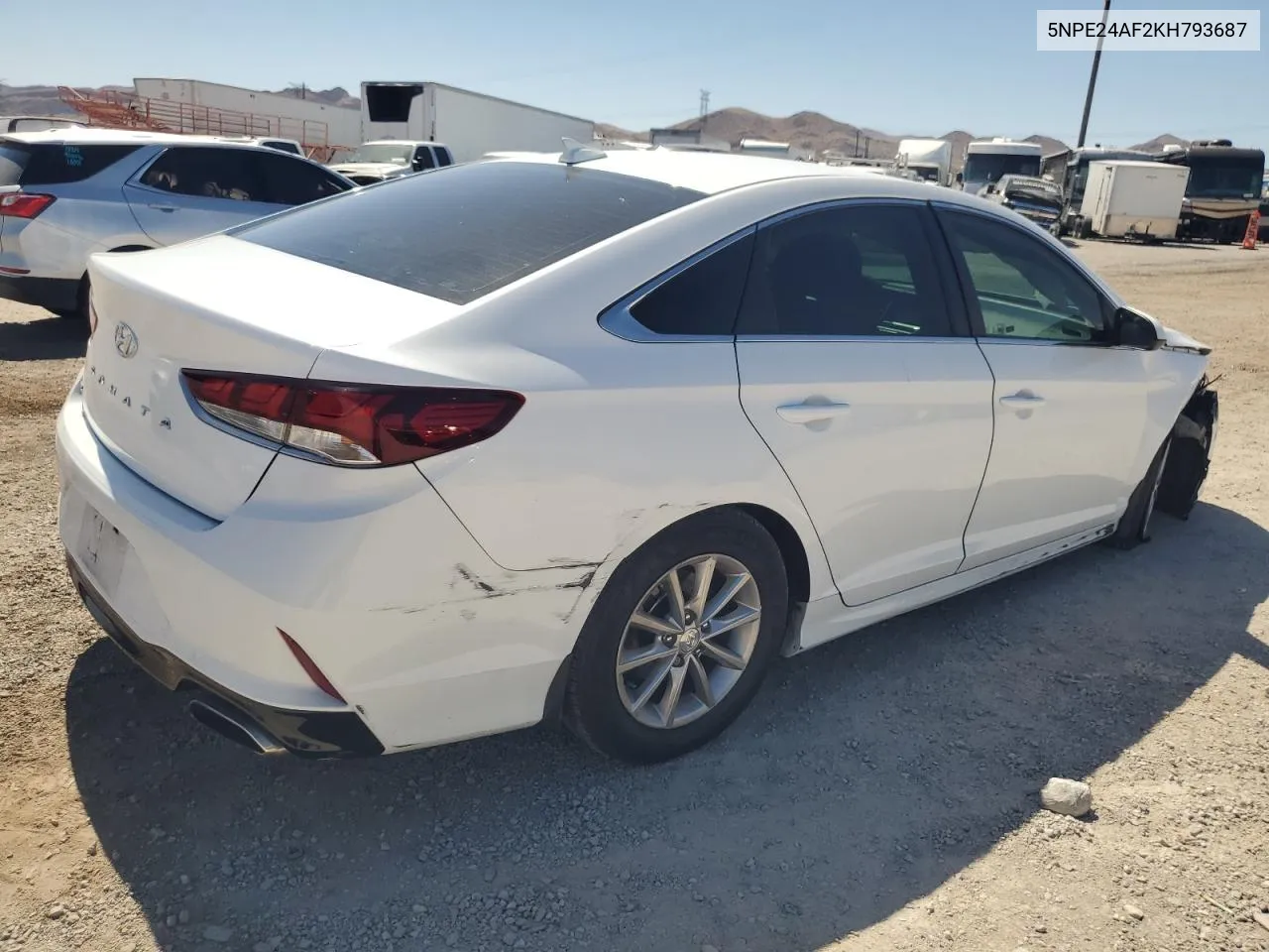 2019 Hyundai Sonata Se VIN: 5NPE24AF2KH793687 Lot: 60338994