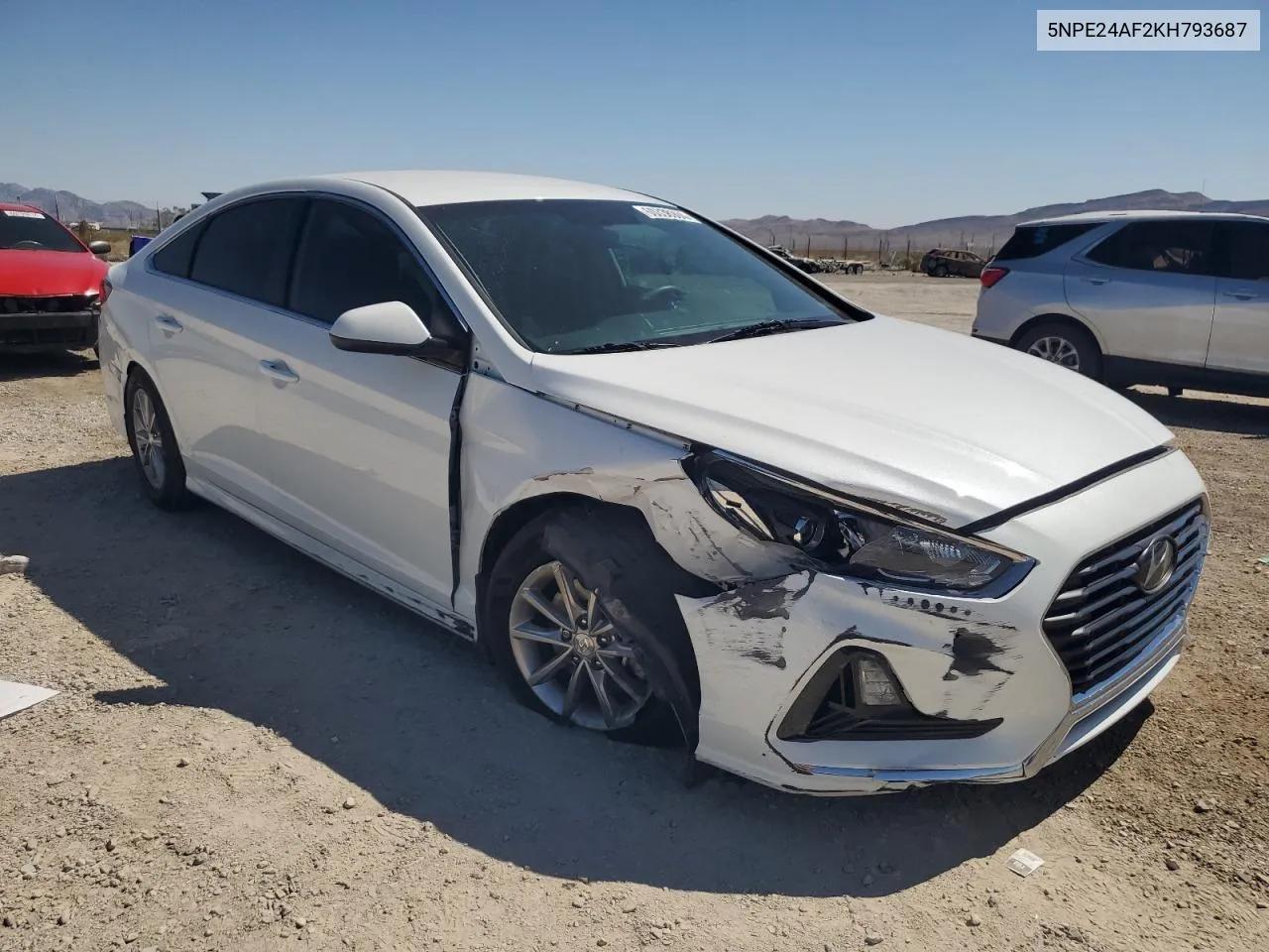 2019 Hyundai Sonata Se VIN: 5NPE24AF2KH793687 Lot: 60338994