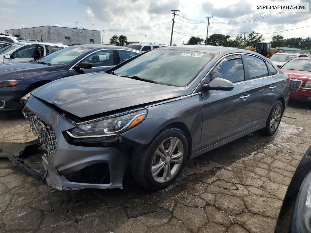 2019 Hyundai Sonata Limited VIN: 5NPE34AF1KH754098 Lot: 61116124