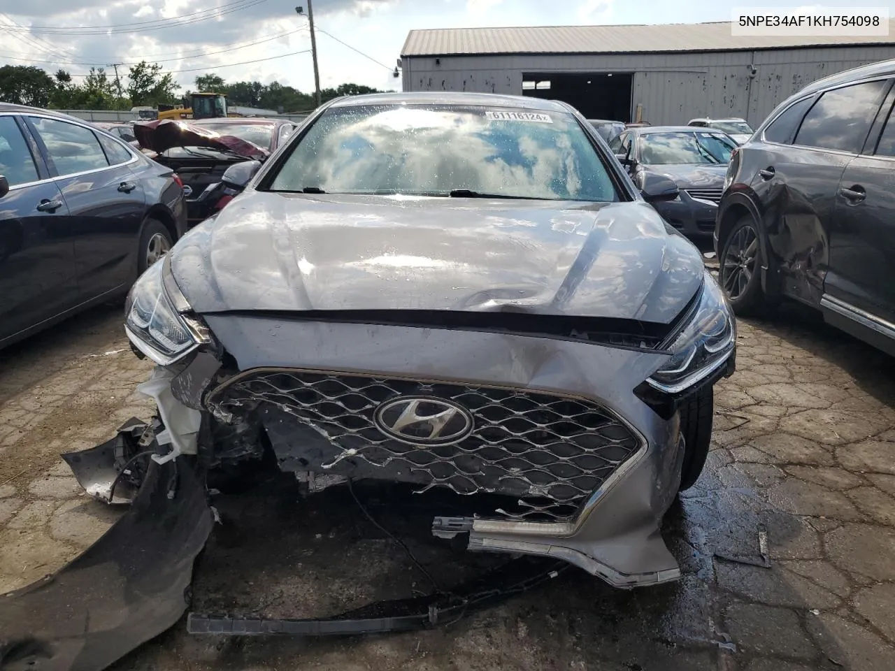 2019 Hyundai Sonata Limited VIN: 5NPE34AF1KH754098 Lot: 61116124