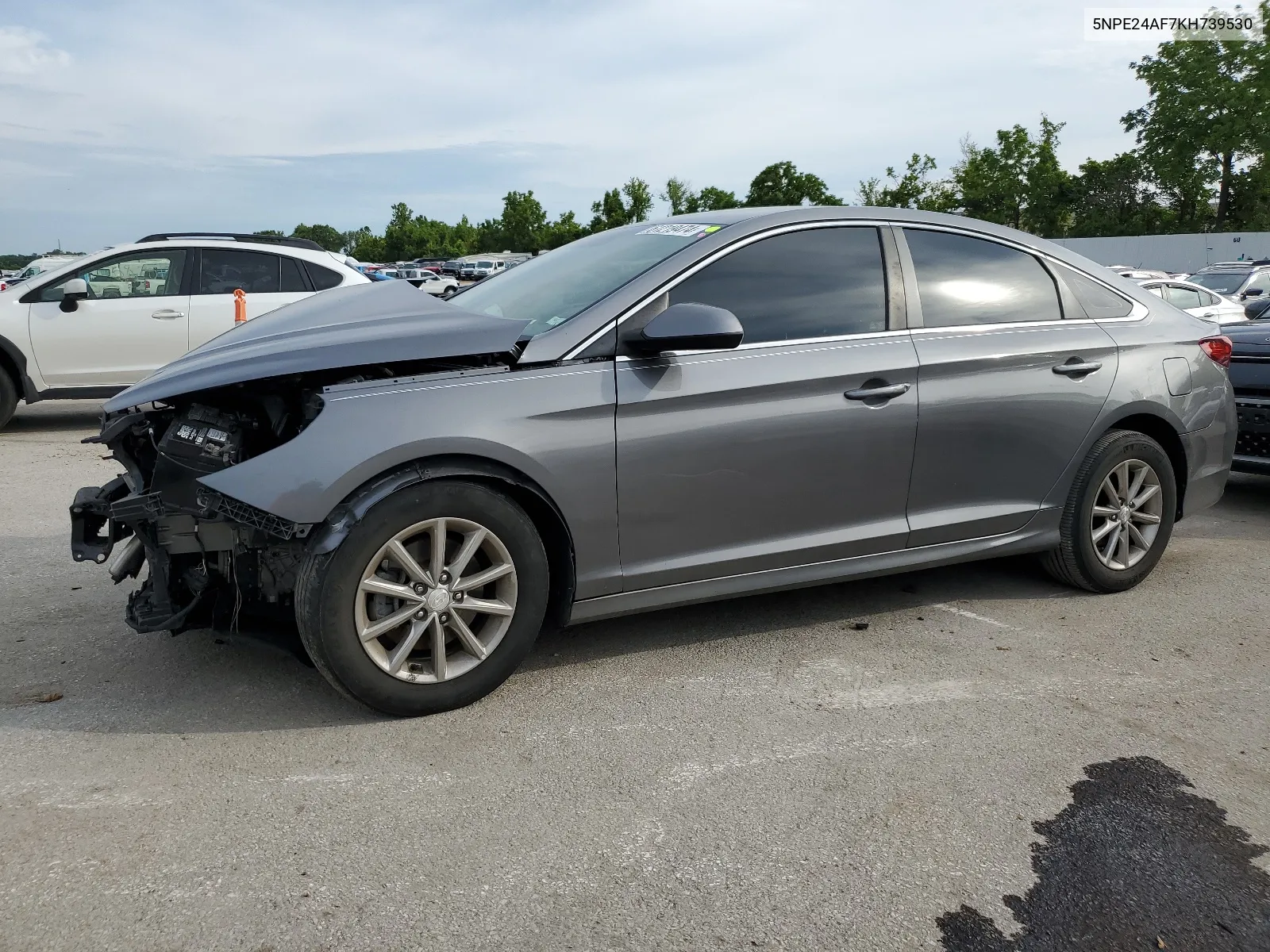 2019 Hyundai Sonata Se VIN: 5NPE24AF7KH739530 Lot: 61219474