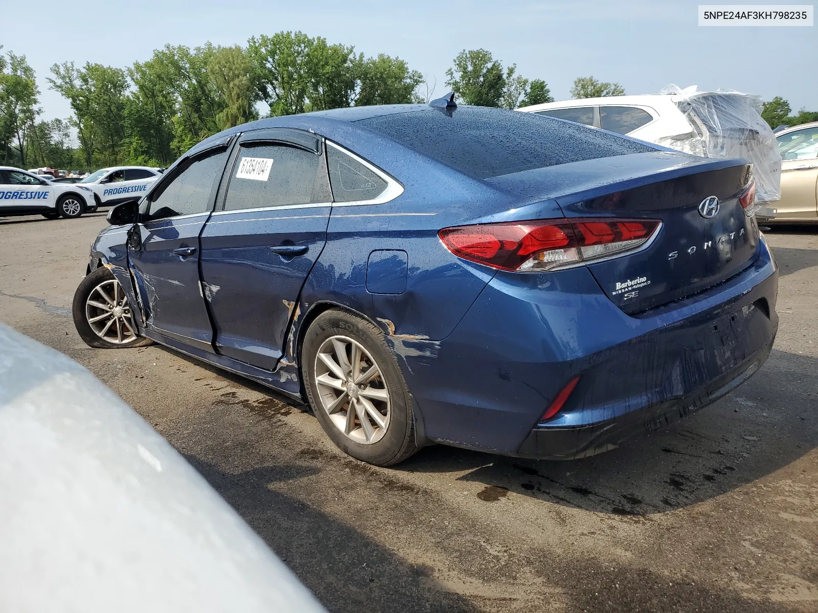 2019 Hyundai Sonata Se VIN: 5NPE24AF3KH798235 Lot: 61354104