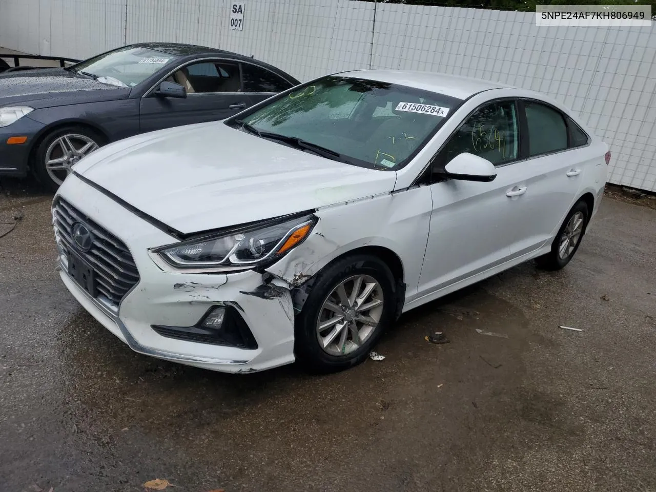 2019 Hyundai Sonata Se VIN: 5NPE24AF7KH806949 Lot: 61506284