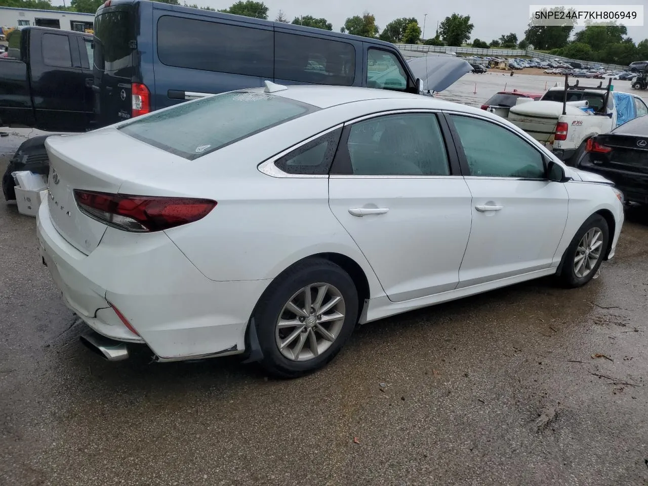 2019 Hyundai Sonata Se VIN: 5NPE24AF7KH806949 Lot: 61506284