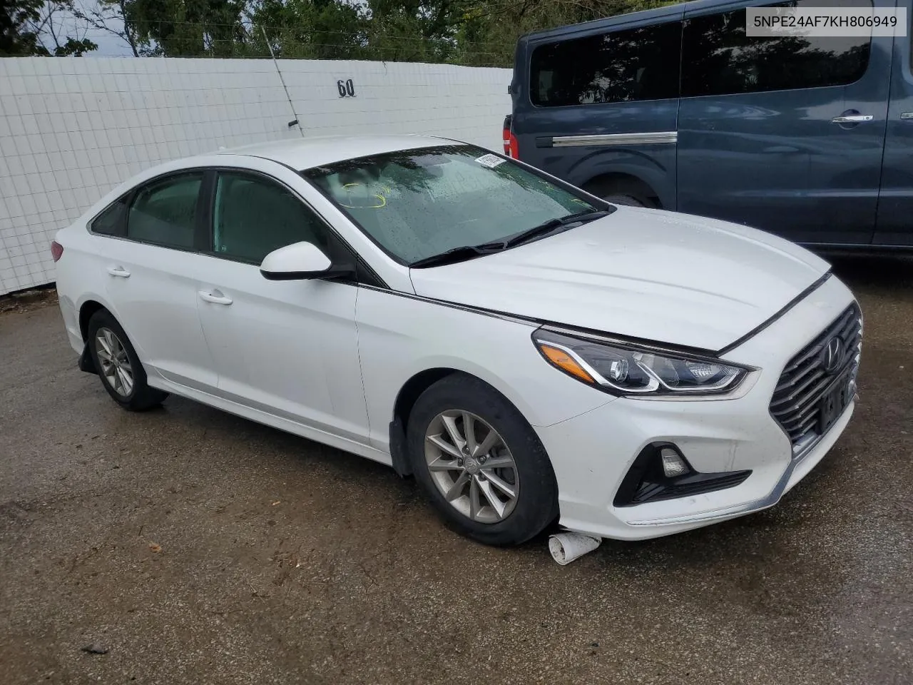 2019 Hyundai Sonata Se VIN: 5NPE24AF7KH806949 Lot: 61506284