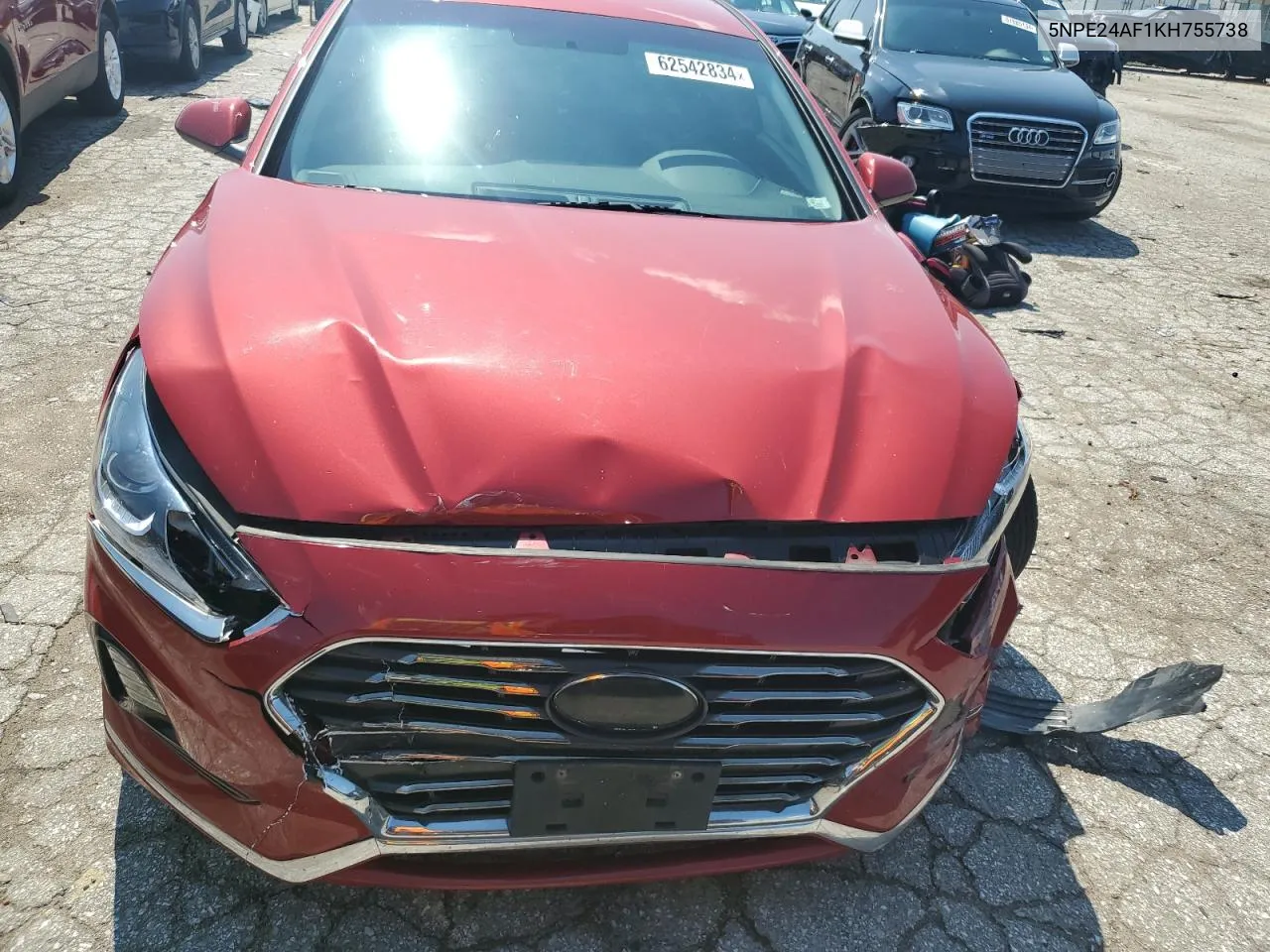 5NPE24AF1KH755738 2019 Hyundai Sonata Se