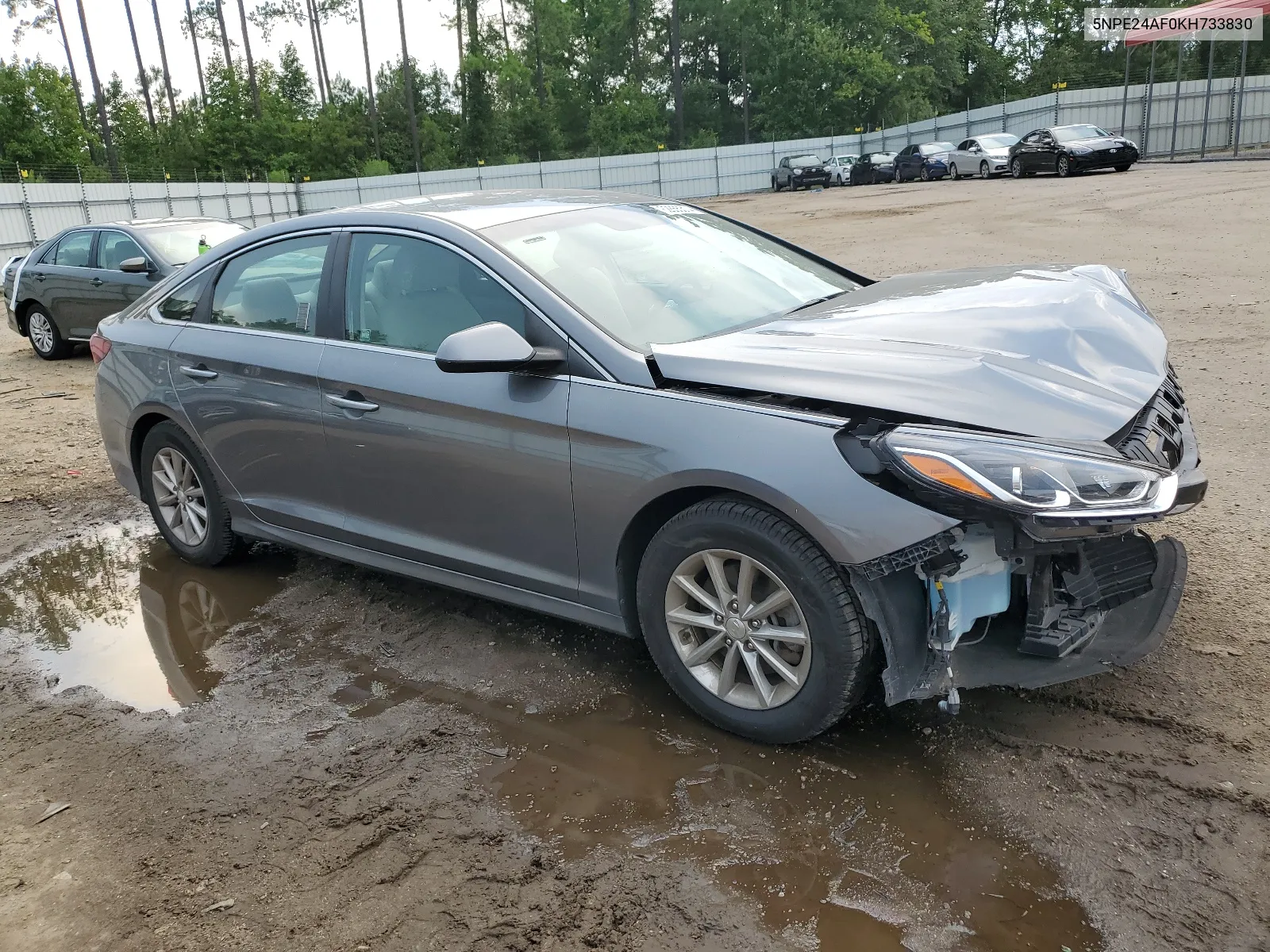 2019 Hyundai Sonata Se VIN: 5NPE24AF0KH733830 Lot: 62855314