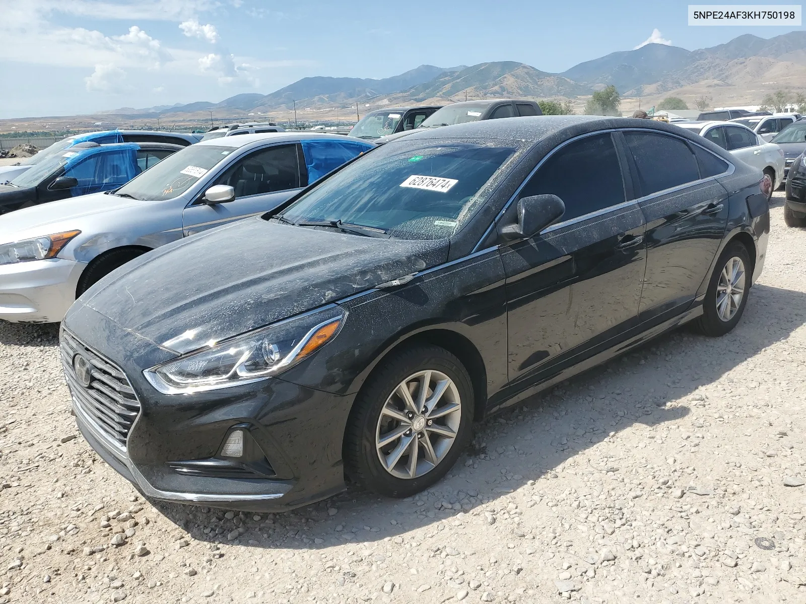 2019 Hyundai Sonata Se VIN: 5NPE24AF3KH750198 Lot: 62876474