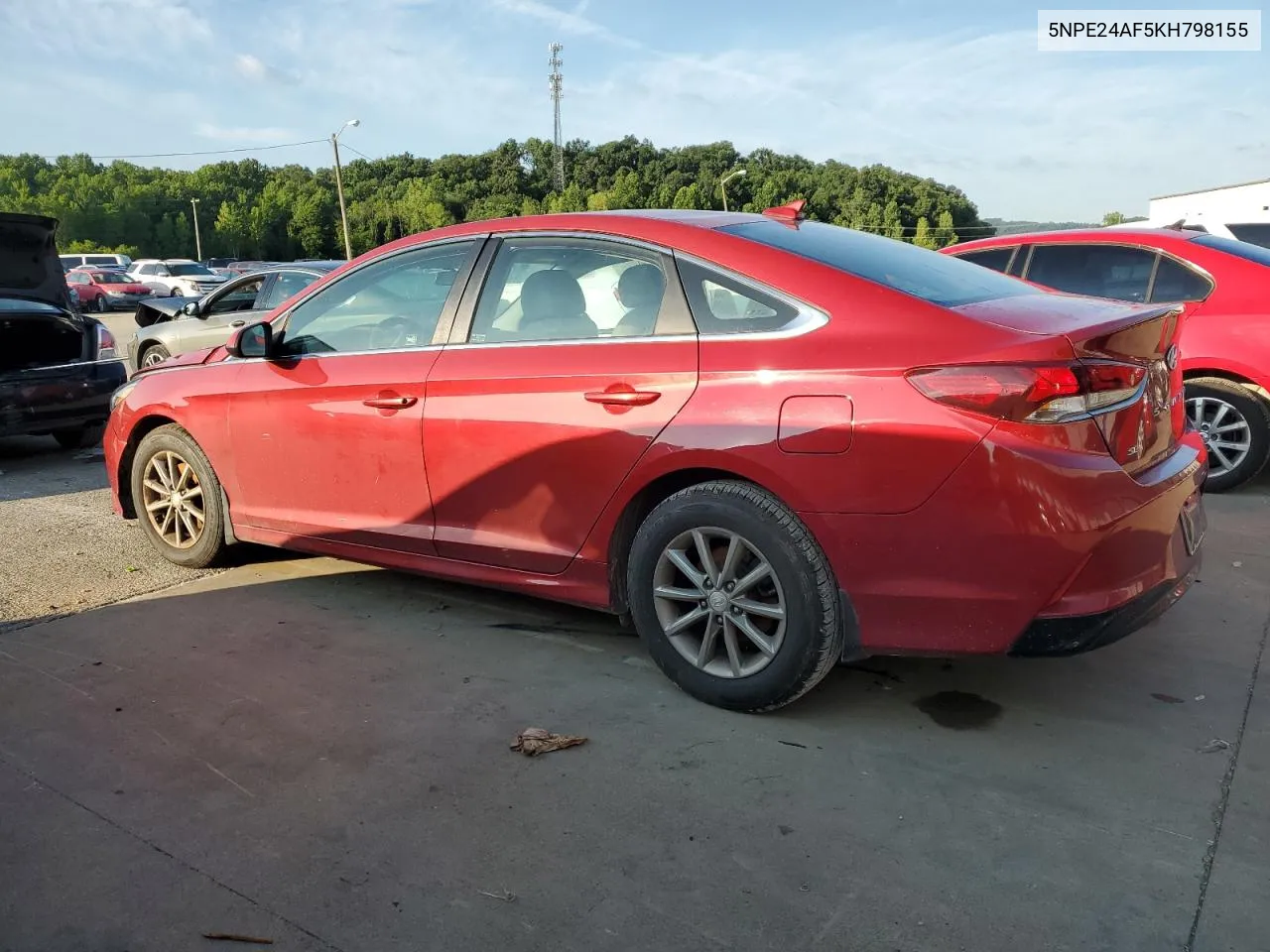 2019 Hyundai Sonata Se VIN: 5NPE24AF5KH798155 Lot: 63045904