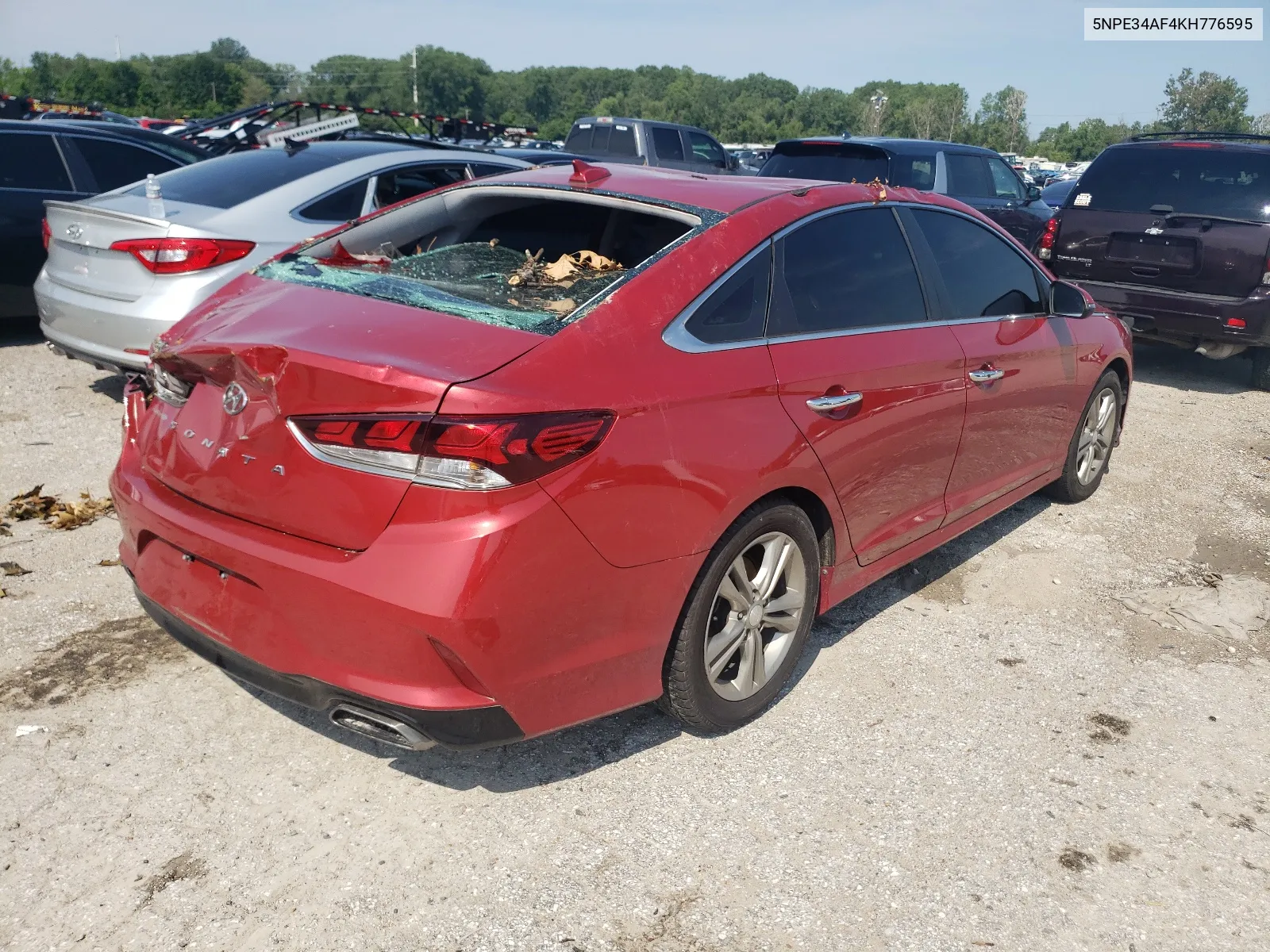 2019 Hyundai Sonata Limited VIN: 5NPE34AF4KH776595 Lot: 63216374