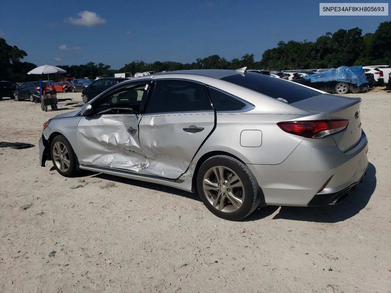 2019 Hyundai Sonata Limited VIN: 5NPE34AF8KH805693 Lot: 64551944