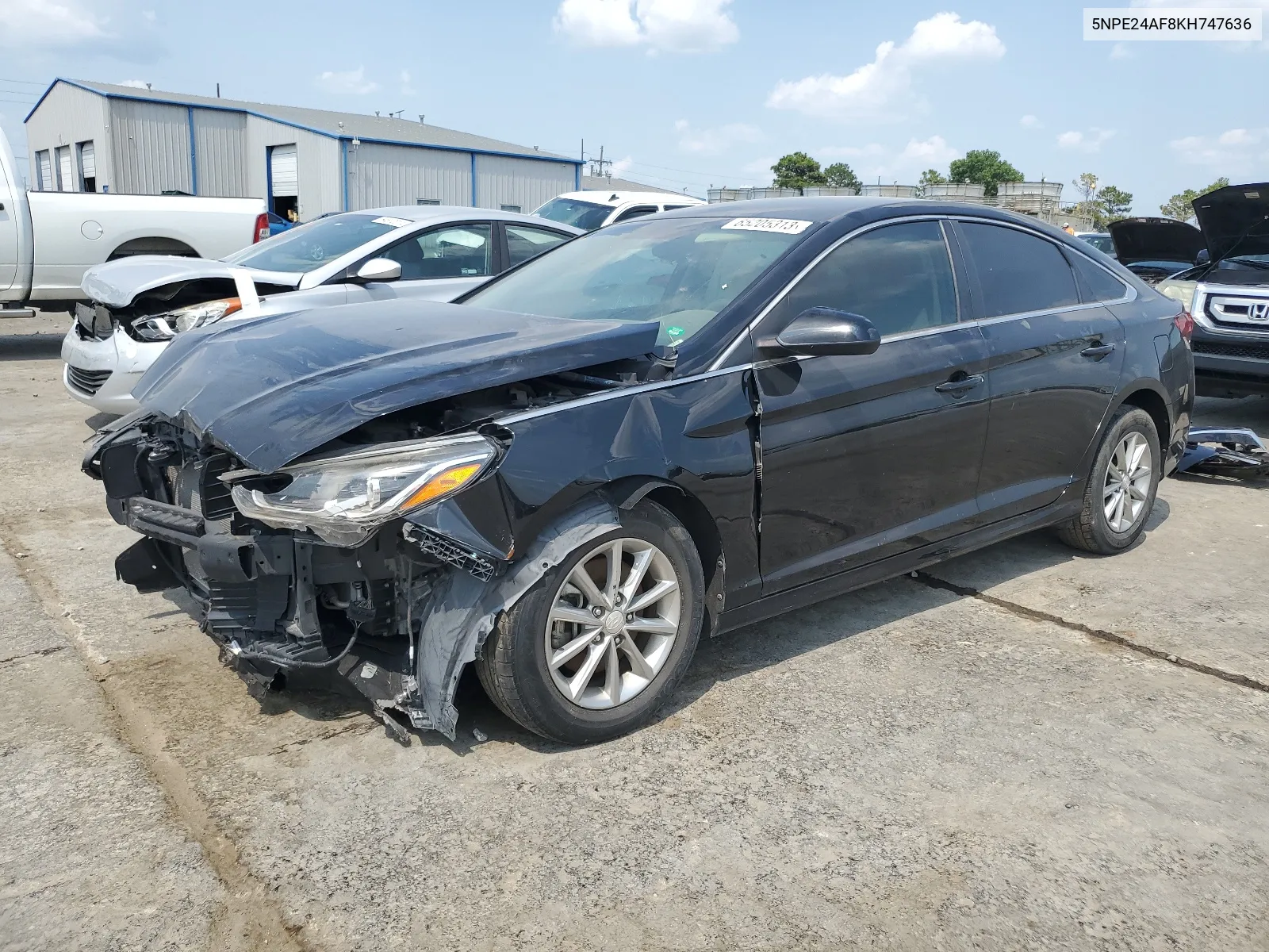 2019 Hyundai Sonata Se VIN: 5NPE24AF8KH747636 Lot: 65205313