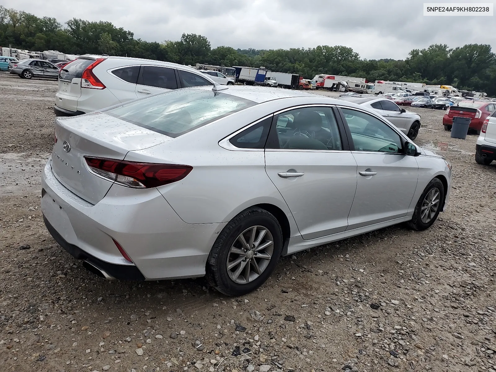 2019 Hyundai Sonata Se VIN: 5NPE24AF9KH802238 Lot: 66382774