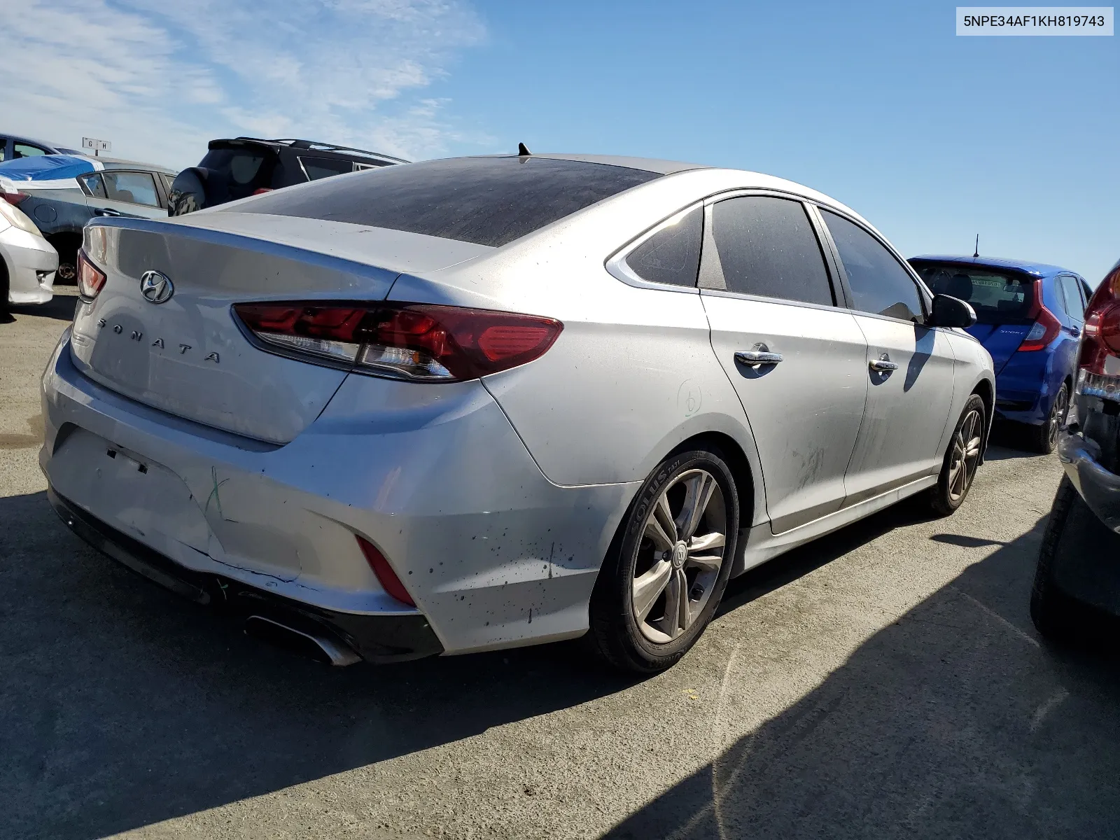 2019 Hyundai Sonata Limited VIN: 5NPE34AF1KH819743 Lot: 67094154