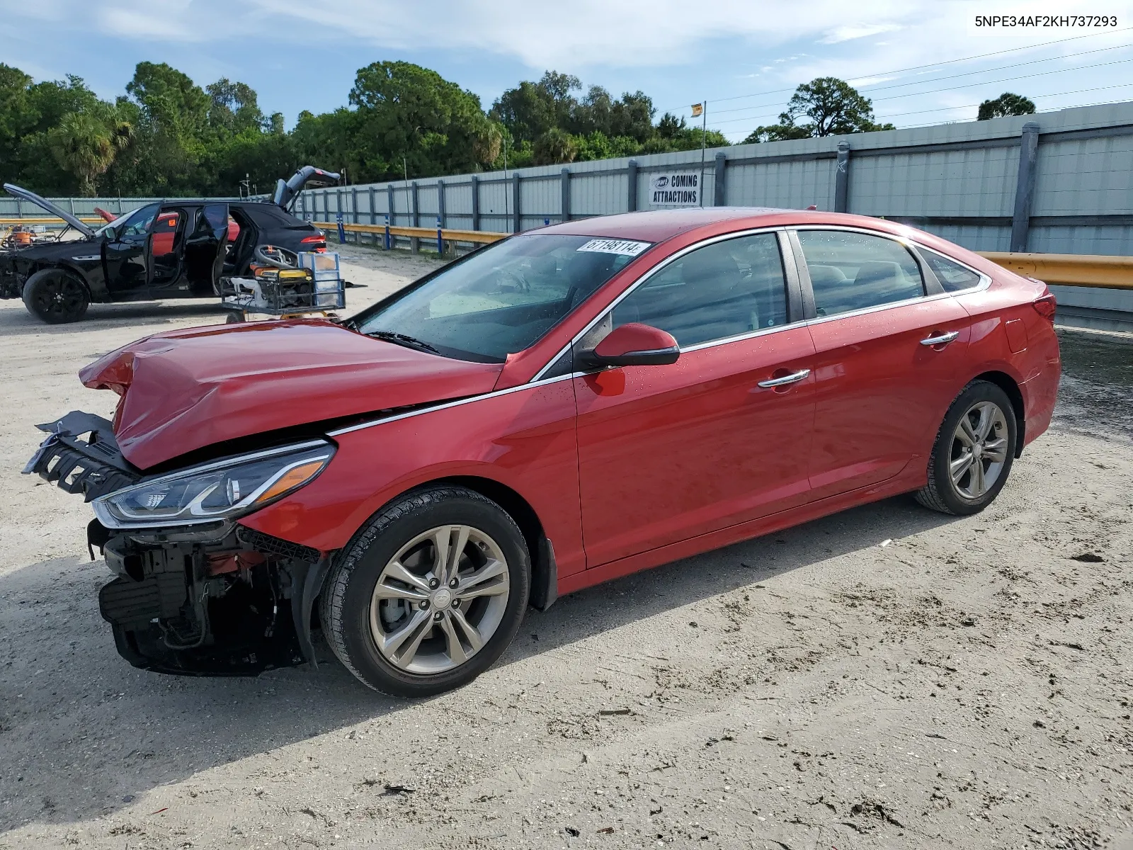 5NPE34AF2KH737293 2019 Hyundai Sonata Limited