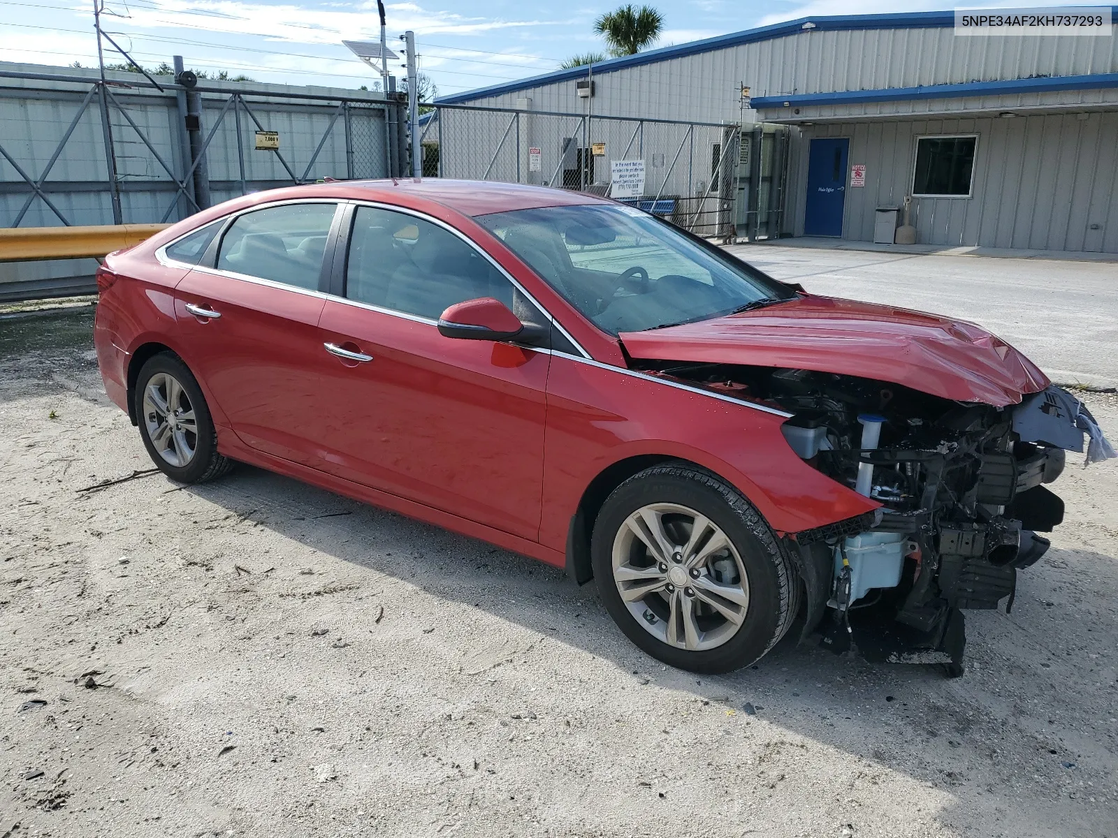 5NPE34AF2KH737293 2019 Hyundai Sonata Limited