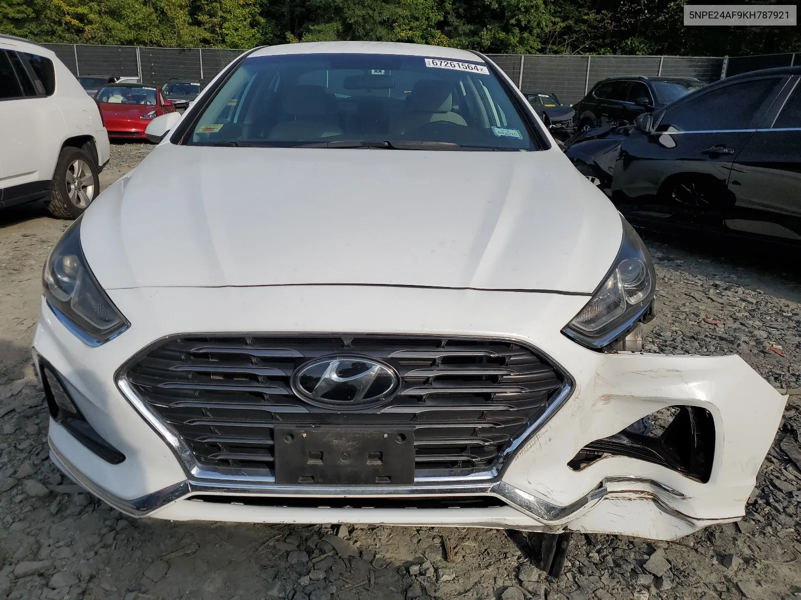 2019 Hyundai Sonata Se VIN: 5NPE24AF9KH787921 Lot: 67261564