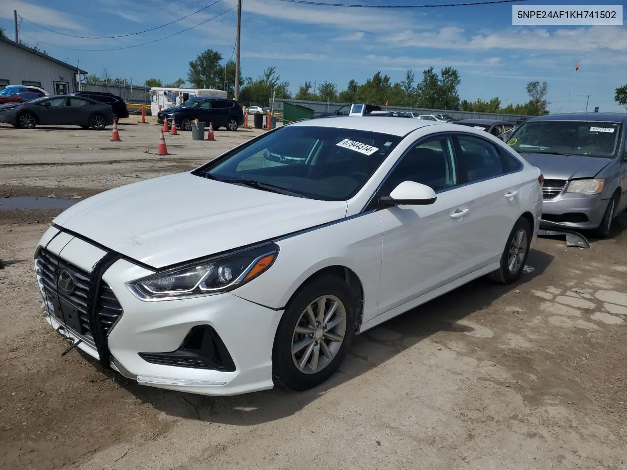 2019 Hyundai Sonata Se VIN: 5NPE24AF1KH741502 Lot: 67944314