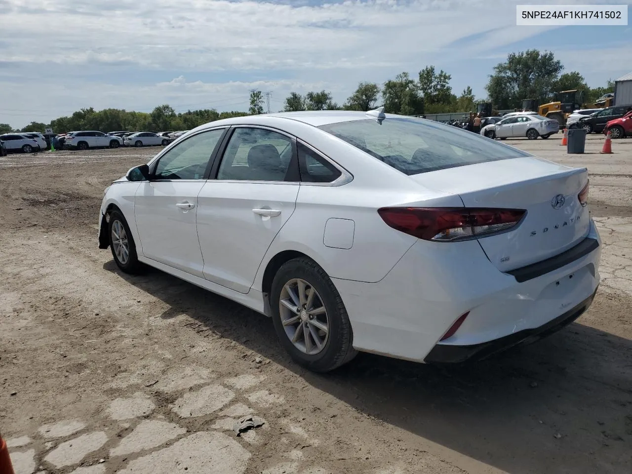 2019 Hyundai Sonata Se VIN: 5NPE24AF1KH741502 Lot: 67944314