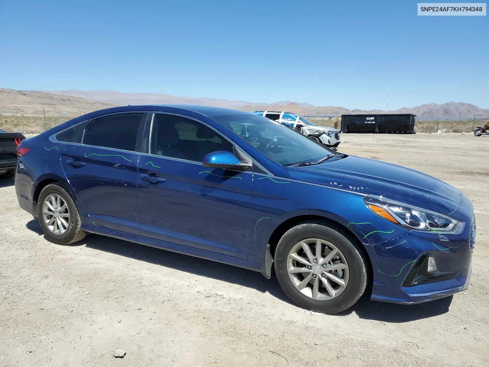 2019 Hyundai Sonata Se VIN: 5NPE24AF7KH794348 Lot: 67970564