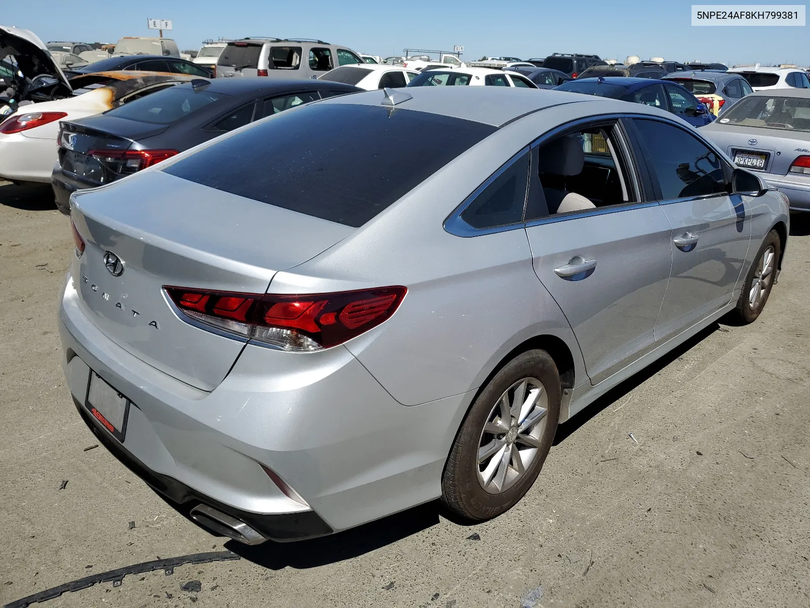 2019 Hyundai Sonata Se VIN: 5NPE24AF8KH799381 Lot: 68036384