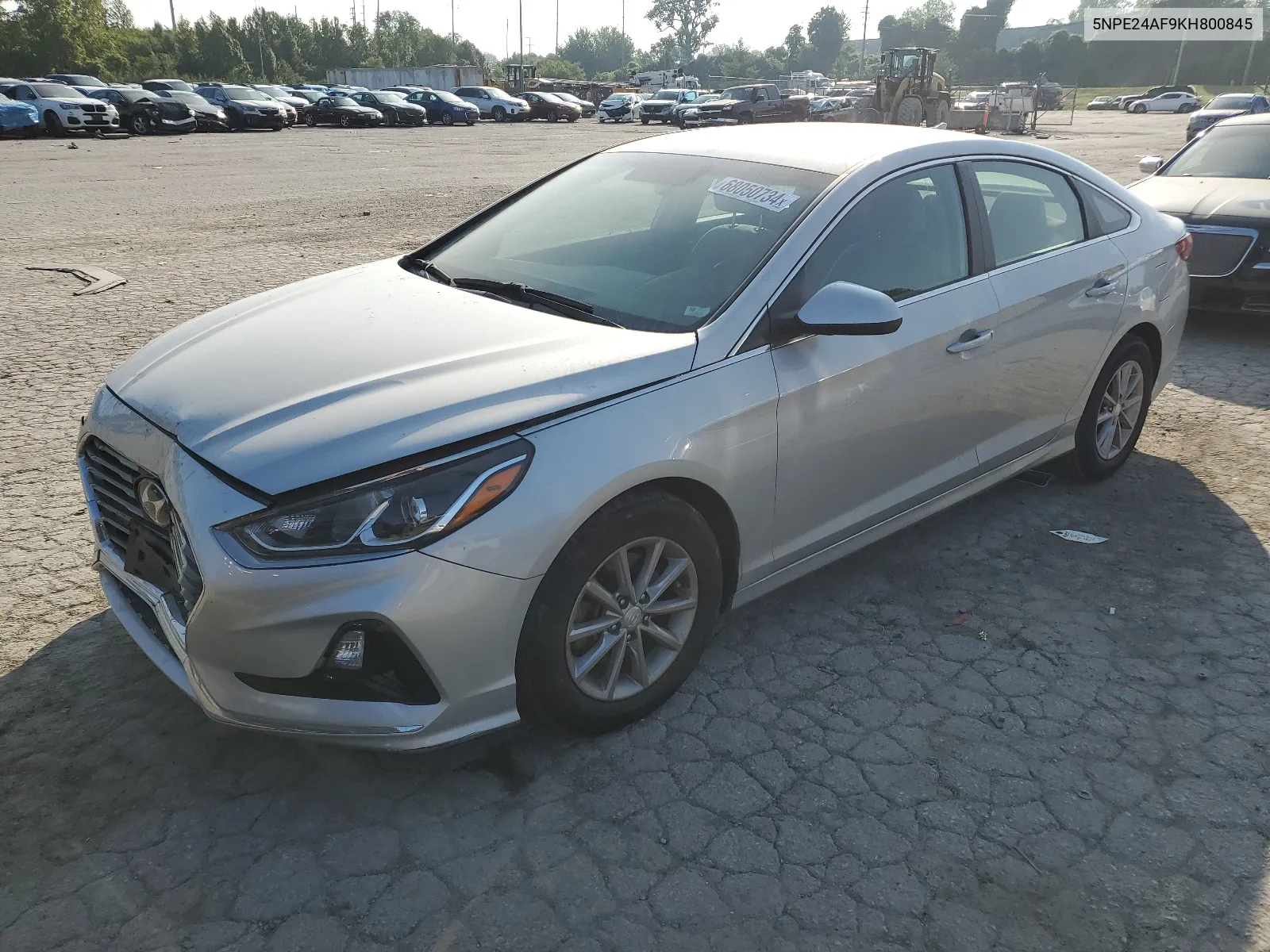 2019 Hyundai Sonata Se VIN: 5NPE24AF9KH800845 Lot: 68050734