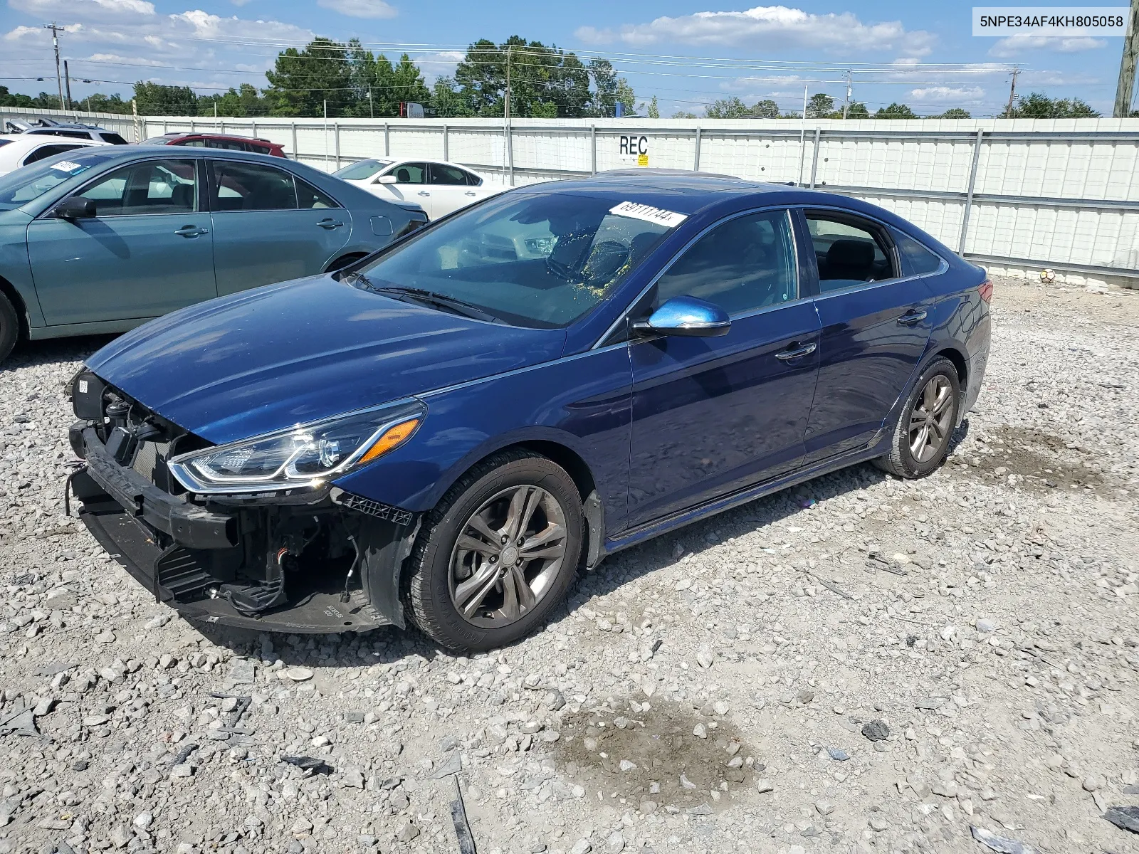 2019 Hyundai Sonata Limited VIN: 5NPE34AF4KH805058 Lot: 69111744