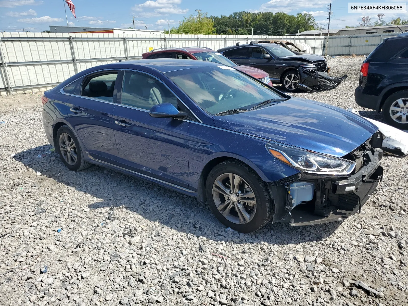 2019 Hyundai Sonata Limited VIN: 5NPE34AF4KH805058 Lot: 69111744