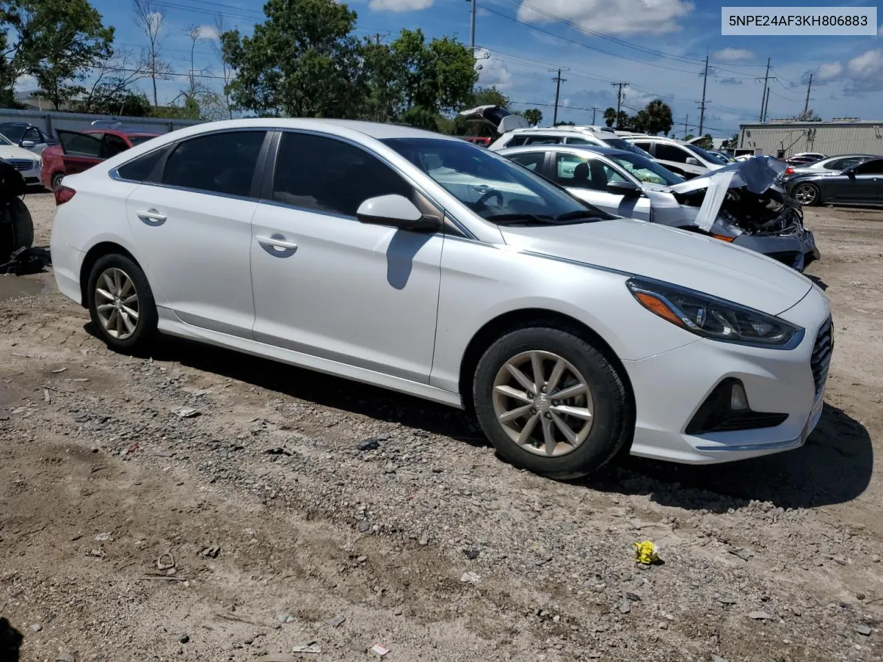 2019 Hyundai Sonata Se VIN: 5NPE24AF3KH806883 Lot: 69269854