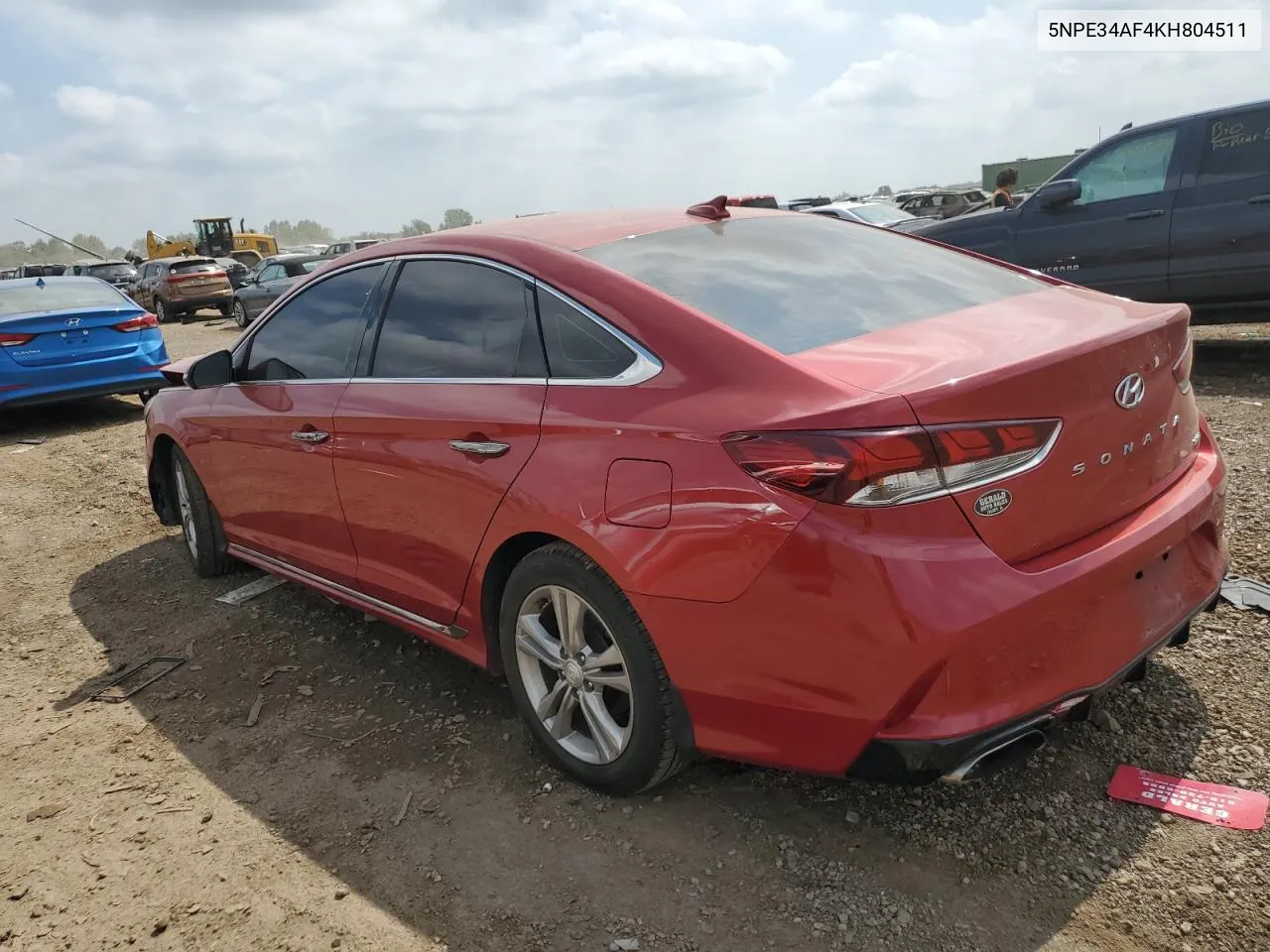 2019 Hyundai Sonata Limited VIN: 5NPE34AF4KH804511 Lot: 69491694