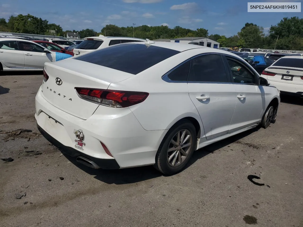 5NPE24AF6KH819451 2019 Hyundai Sonata Se