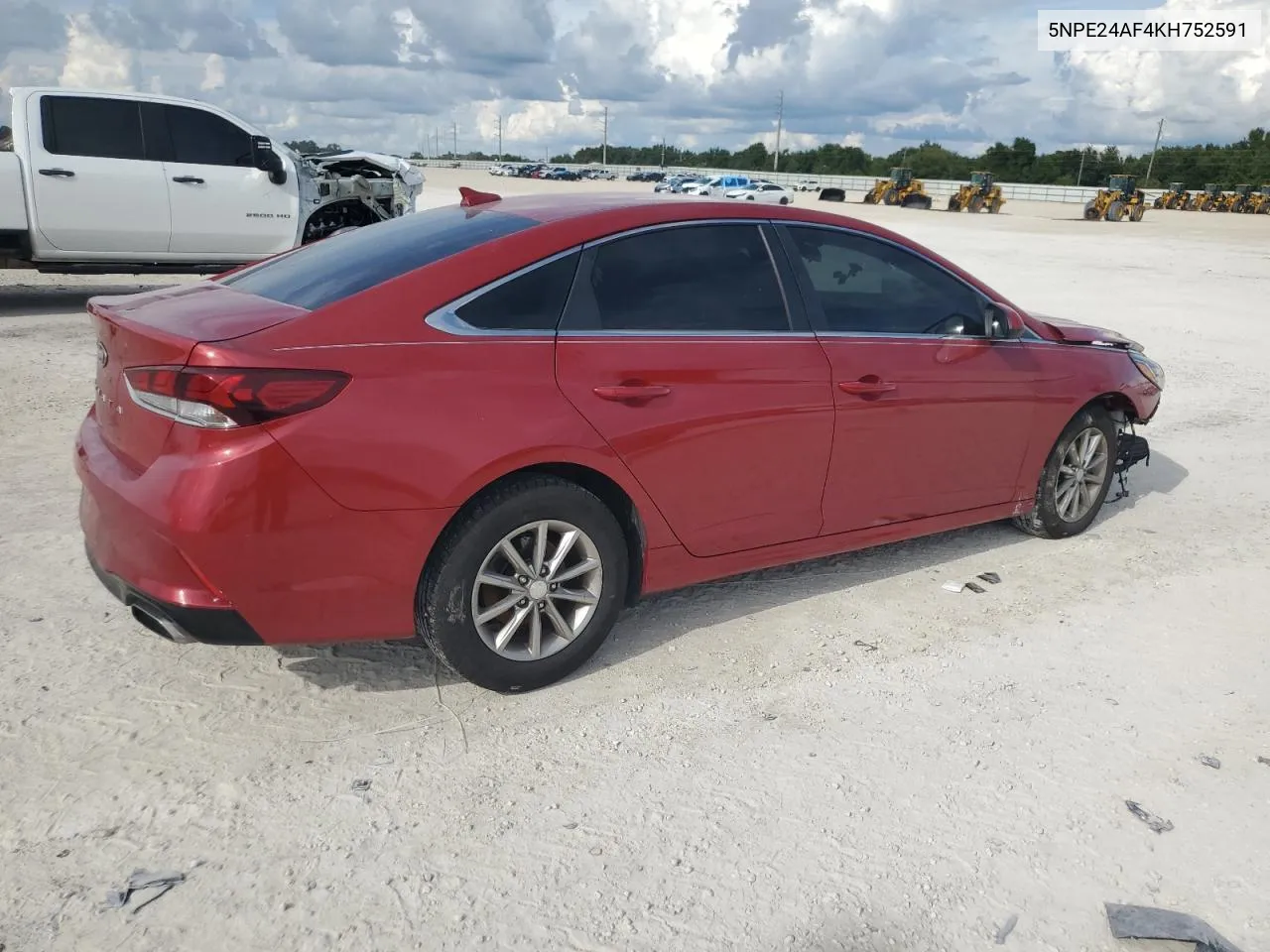 2019 Hyundai Sonata Se VIN: 5NPE24AF4KH752591 Lot: 70402974