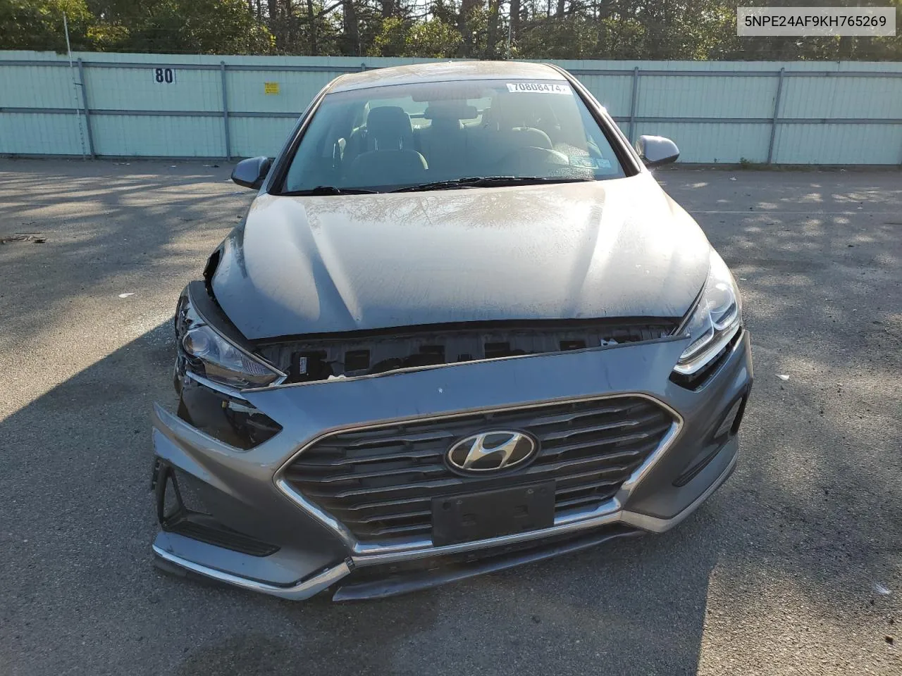 2019 Hyundai Sonata Se VIN: 5NPE24AF9KH765269 Lot: 70808474