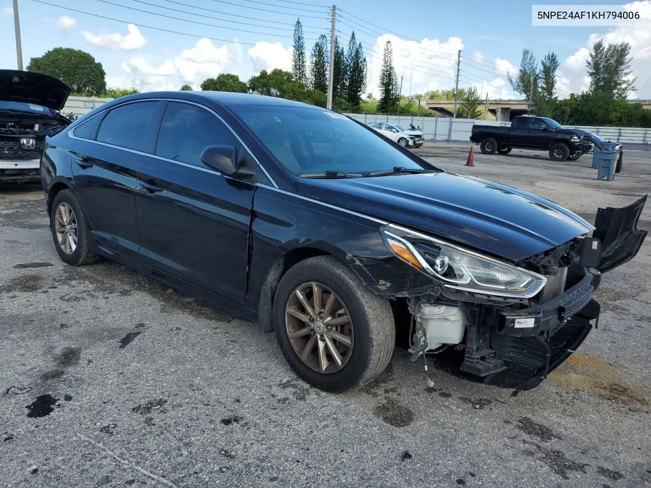 2019 Hyundai Sonata Se VIN: 5NPE24AF1KH794006 Lot: 71028844