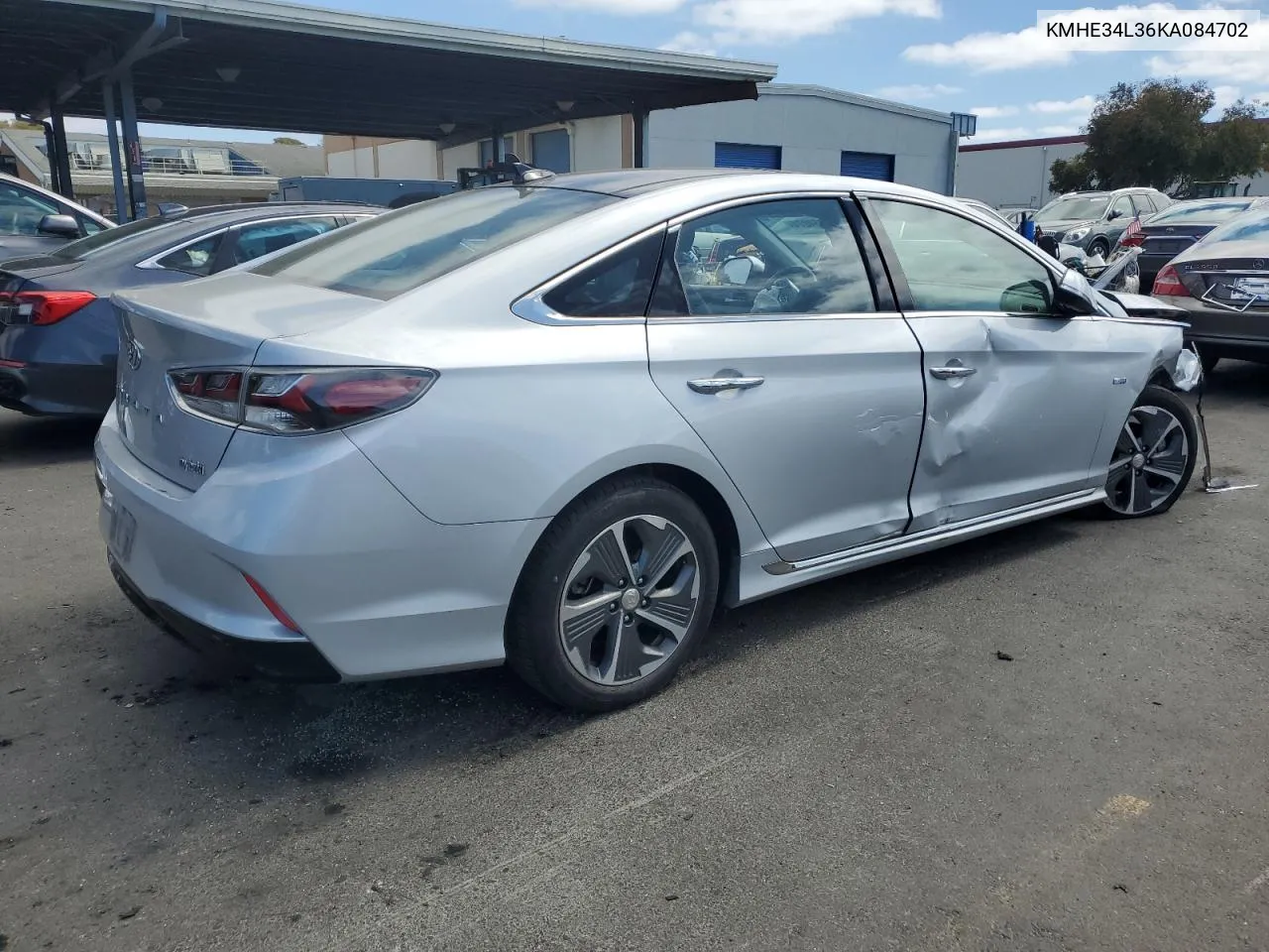 2019 Hyundai Sonata Hybrid VIN: KMHE34L36KA084702 Lot: 71054074