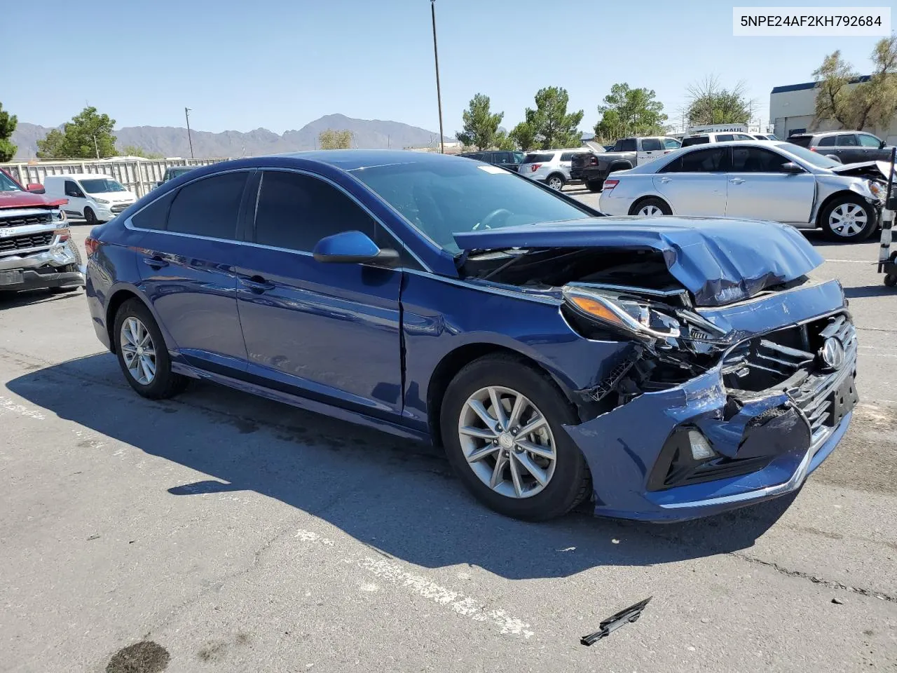 2019 Hyundai Sonata Se VIN: 5NPE24AF2KH792684 Lot: 71075694