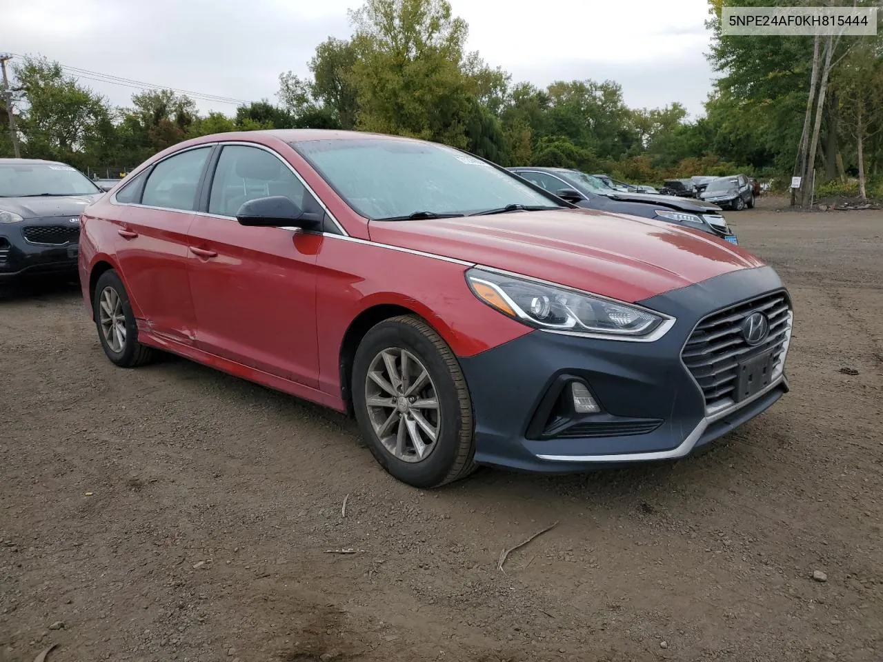 2019 Hyundai Sonata Se VIN: 5NPE24AF0KH815444 Lot: 71290604