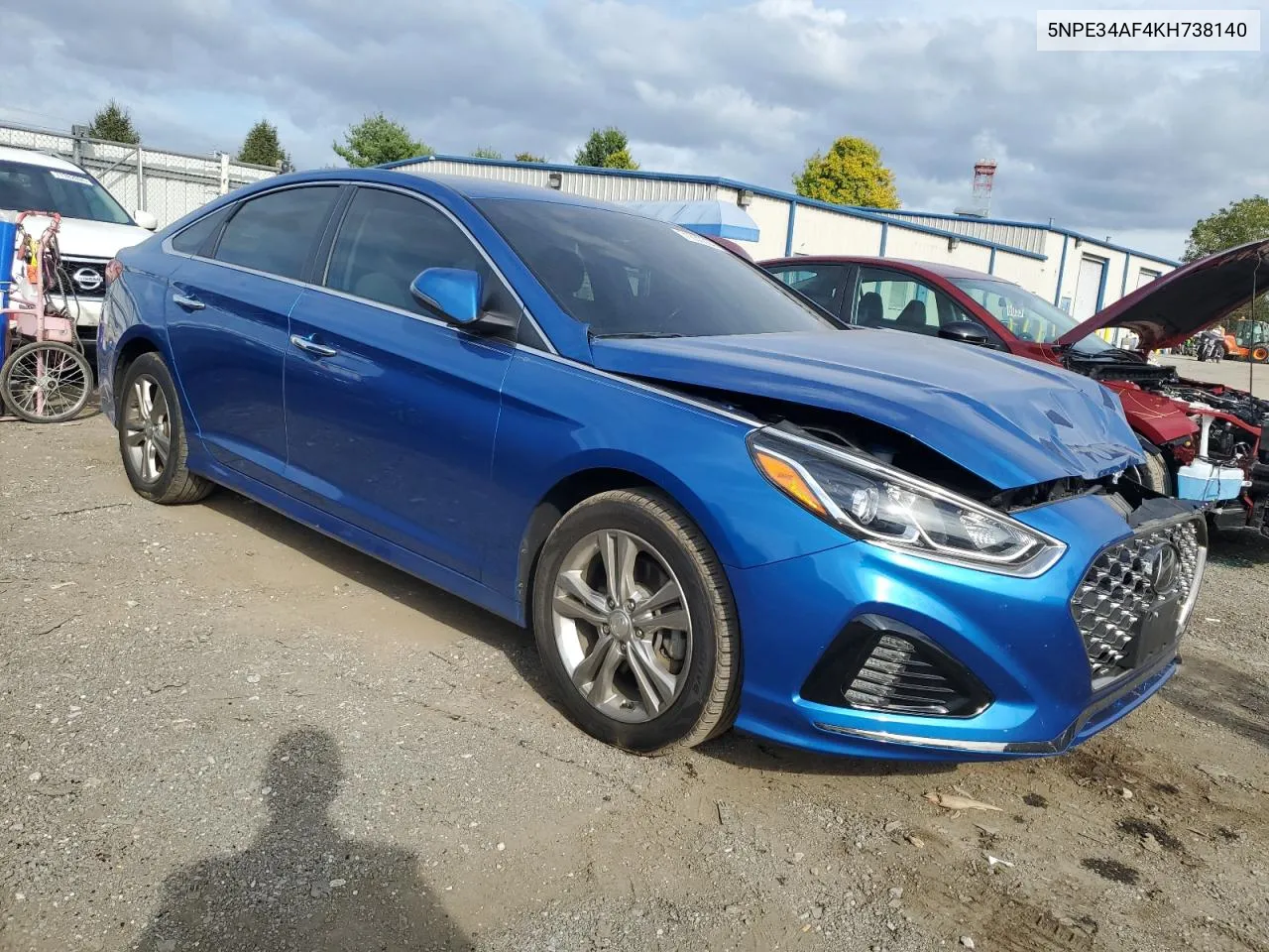 2019 Hyundai Sonata Limited VIN: 5NPE34AF4KH738140 Lot: 71630304