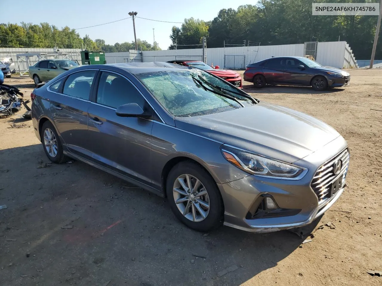 2019 Hyundai Sonata Se VIN: 5NPE24AF6KH745786 Lot: 71828194