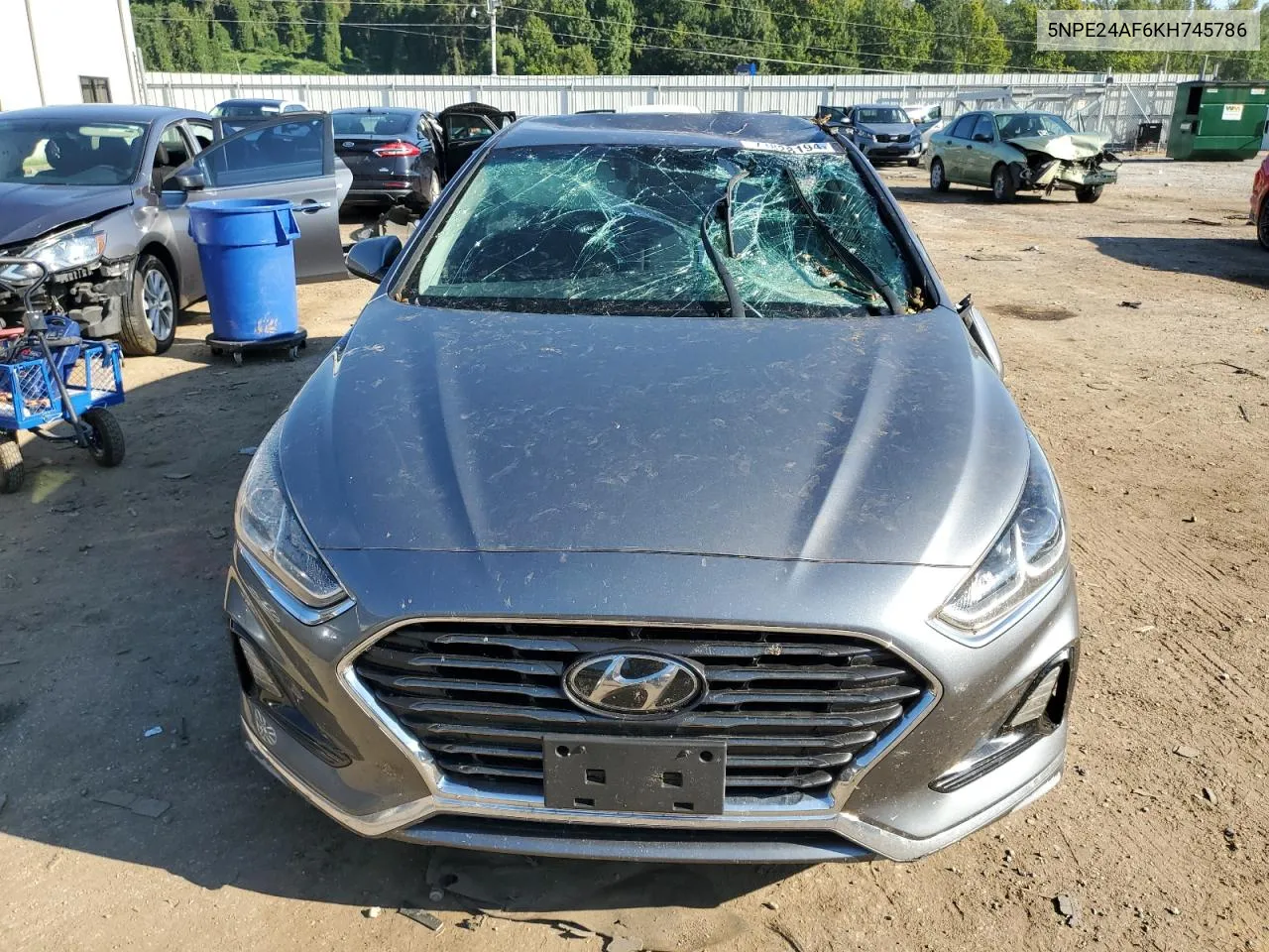 2019 Hyundai Sonata Se VIN: 5NPE24AF6KH745786 Lot: 71828194