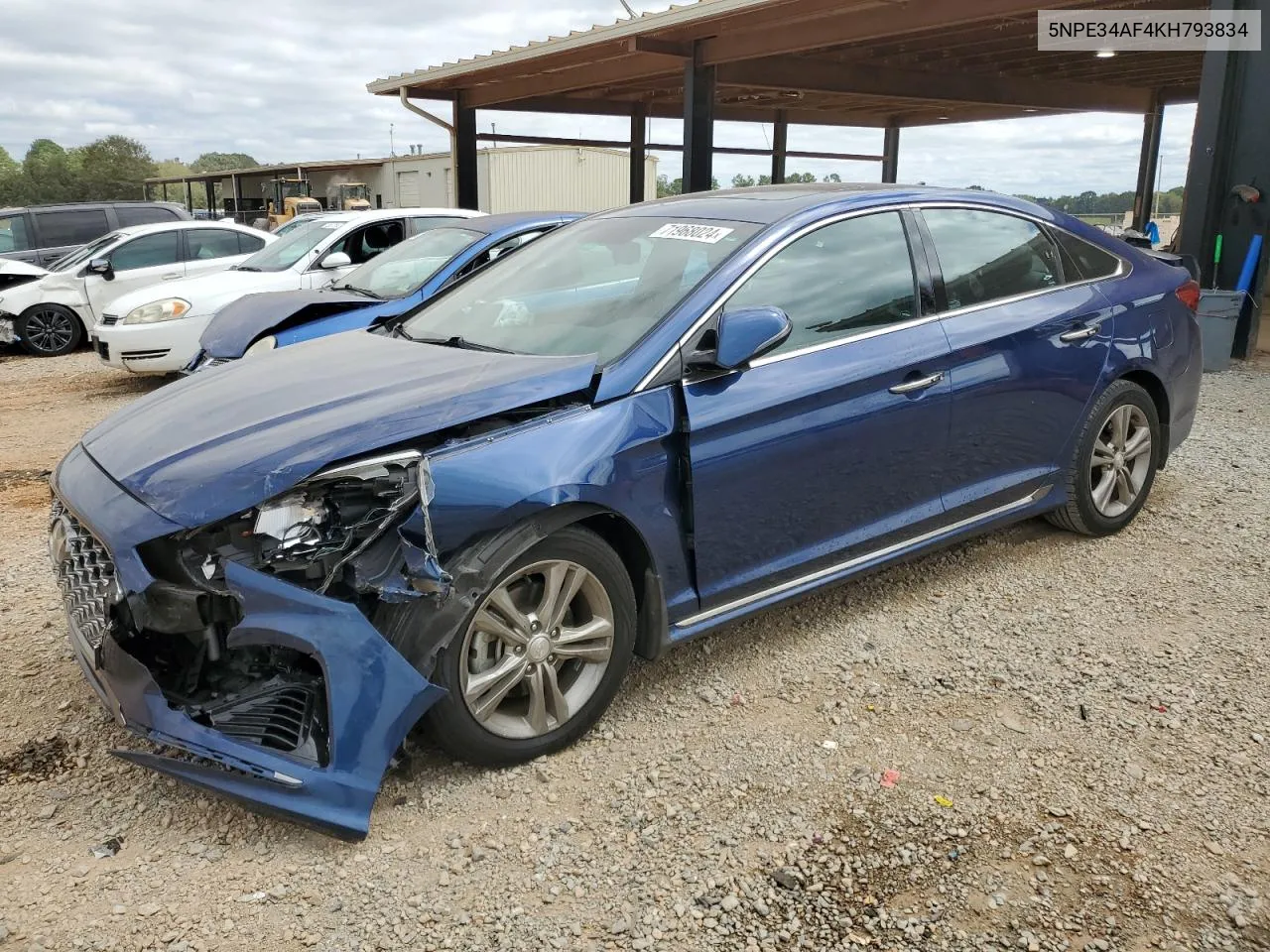 2019 Hyundai Sonata Limited VIN: 5NPE34AF4KH793834 Lot: 71968024