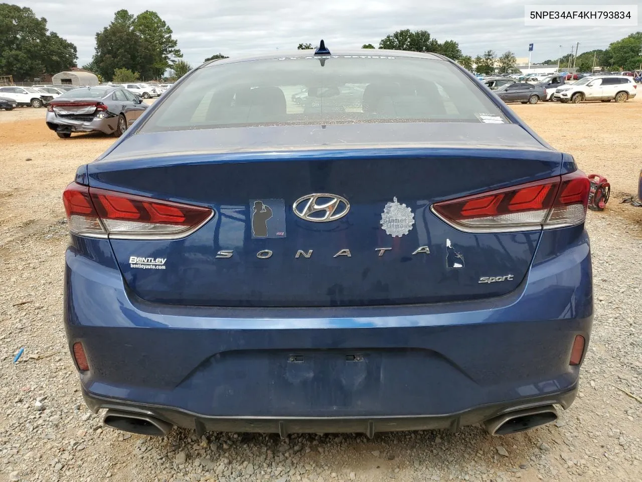 2019 Hyundai Sonata Limited VIN: 5NPE34AF4KH793834 Lot: 71968024