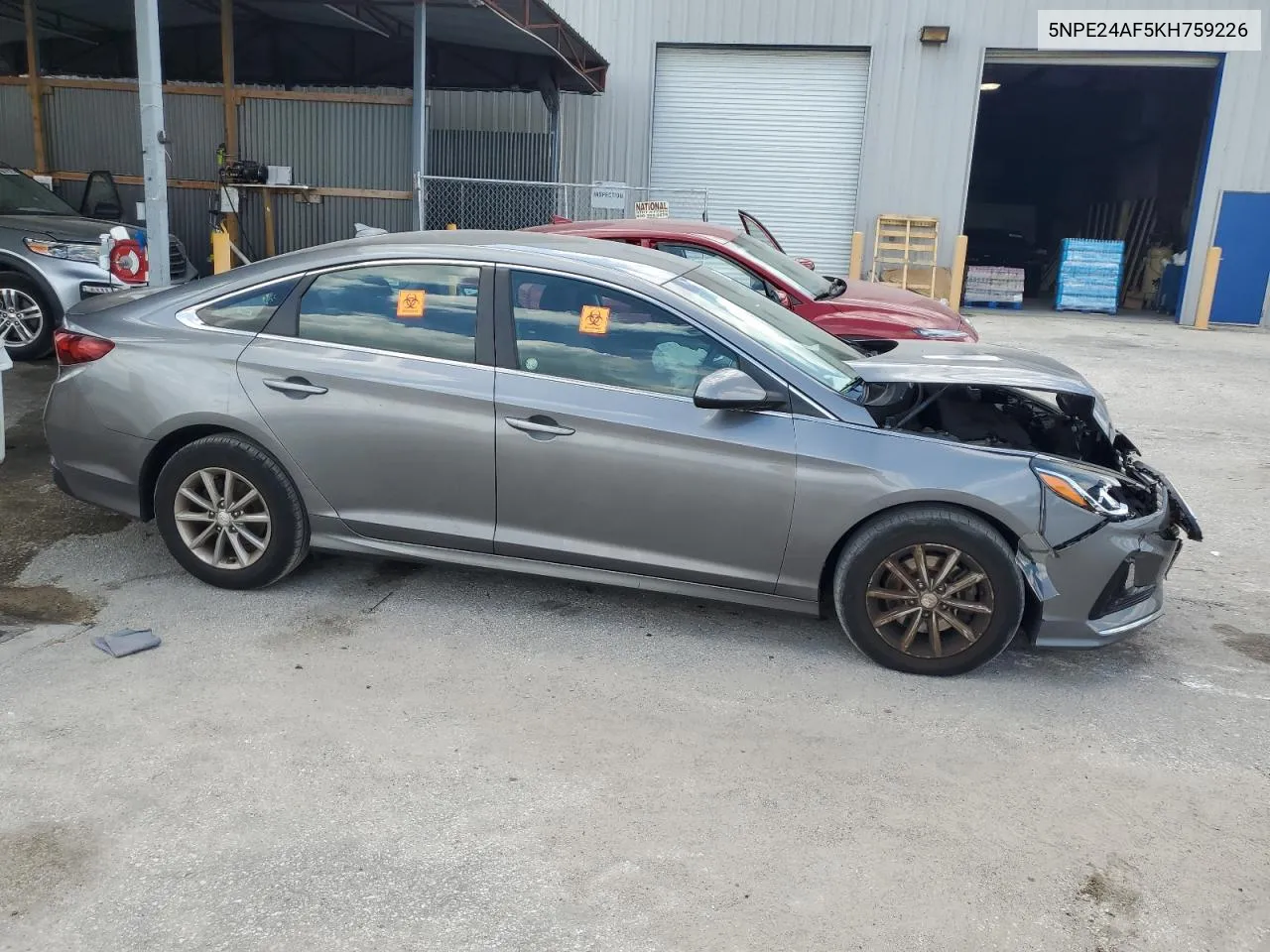 2019 Hyundai Sonata Se VIN: 5NPE24AF5KH759226 Lot: 71980084