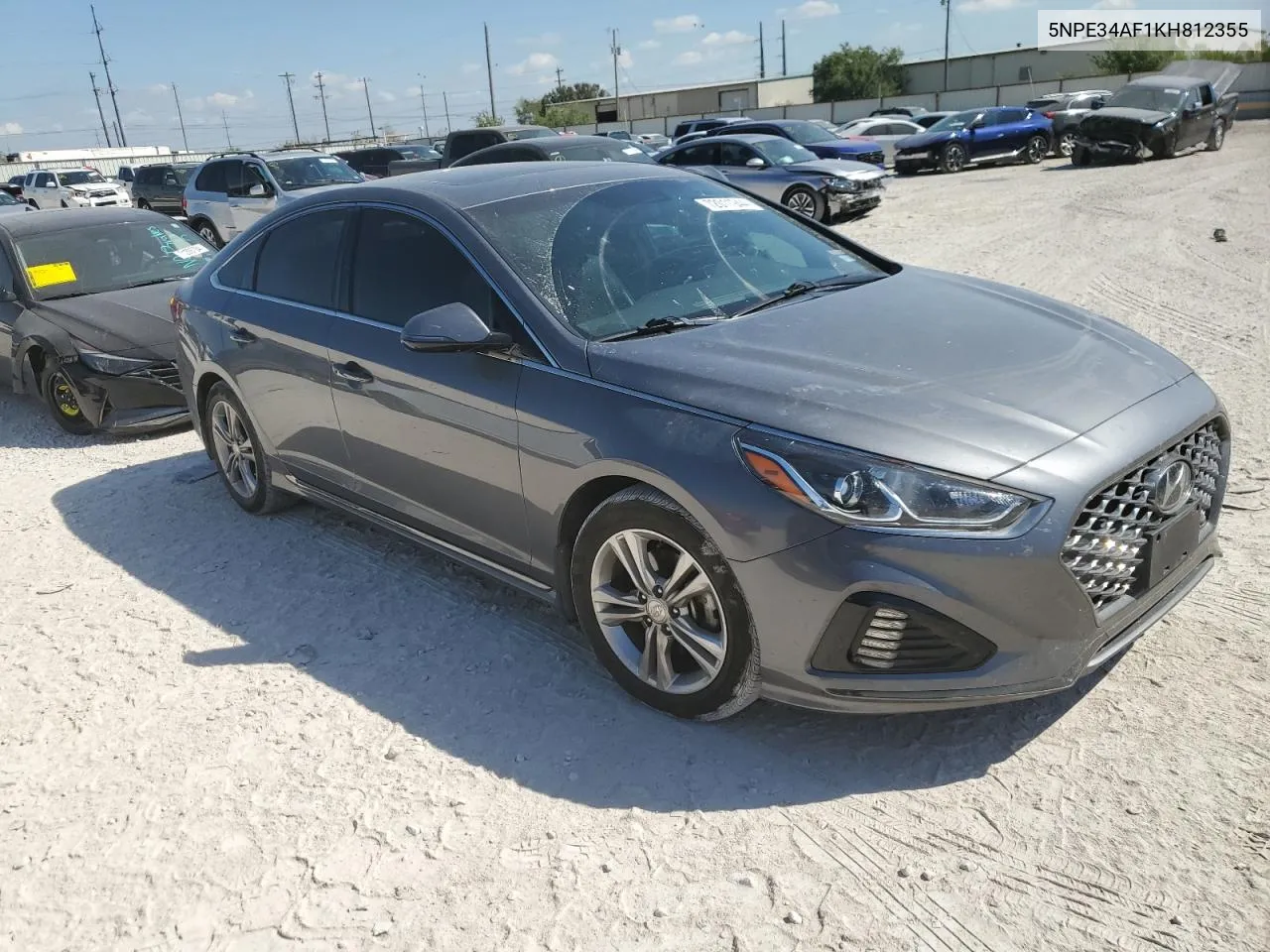 2019 Hyundai Sonata Limited VIN: 5NPE34AF1KH812355 Lot: 72011944