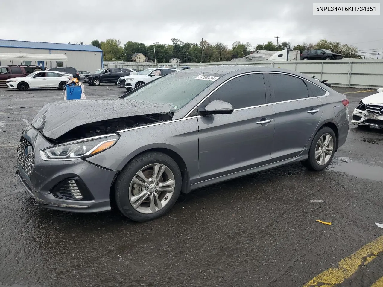 2019 Hyundai Sonata Limited VIN: 5NPE34AF6KH734851 Lot: 73196484