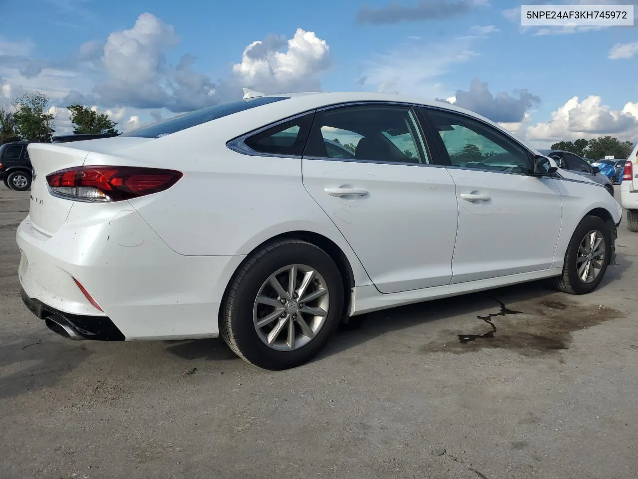 2019 Hyundai Sonata Se VIN: 5NPE24AF3KH745972 Lot: 74078214