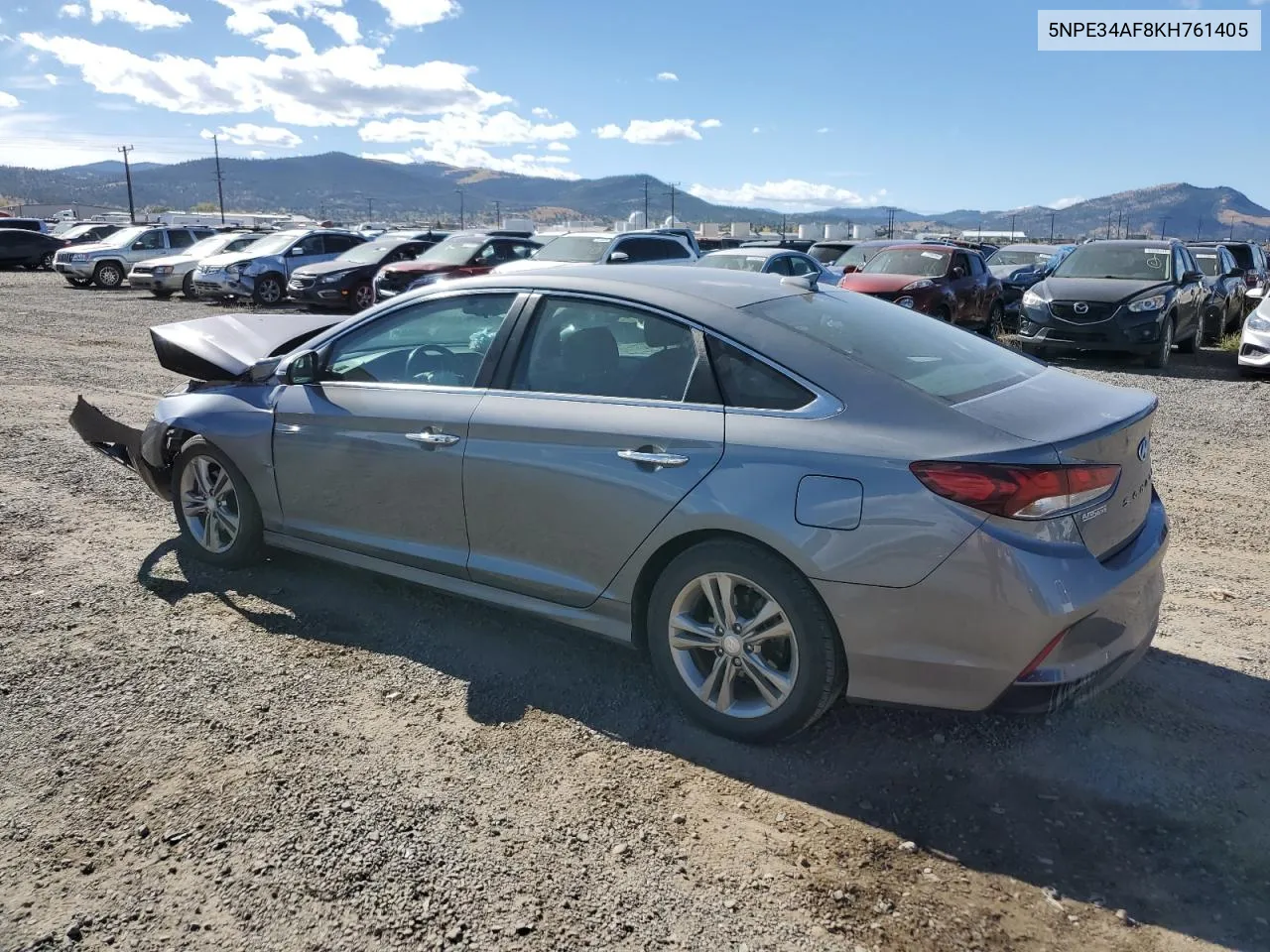 2019 Hyundai Sonata Limited VIN: 5NPE34AF8KH761405 Lot: 74300454