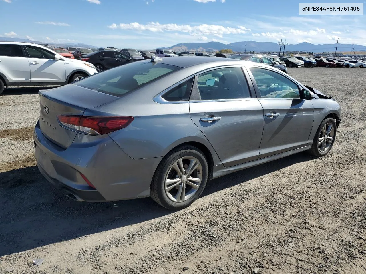 2019 Hyundai Sonata Limited VIN: 5NPE34AF8KH761405 Lot: 74300454