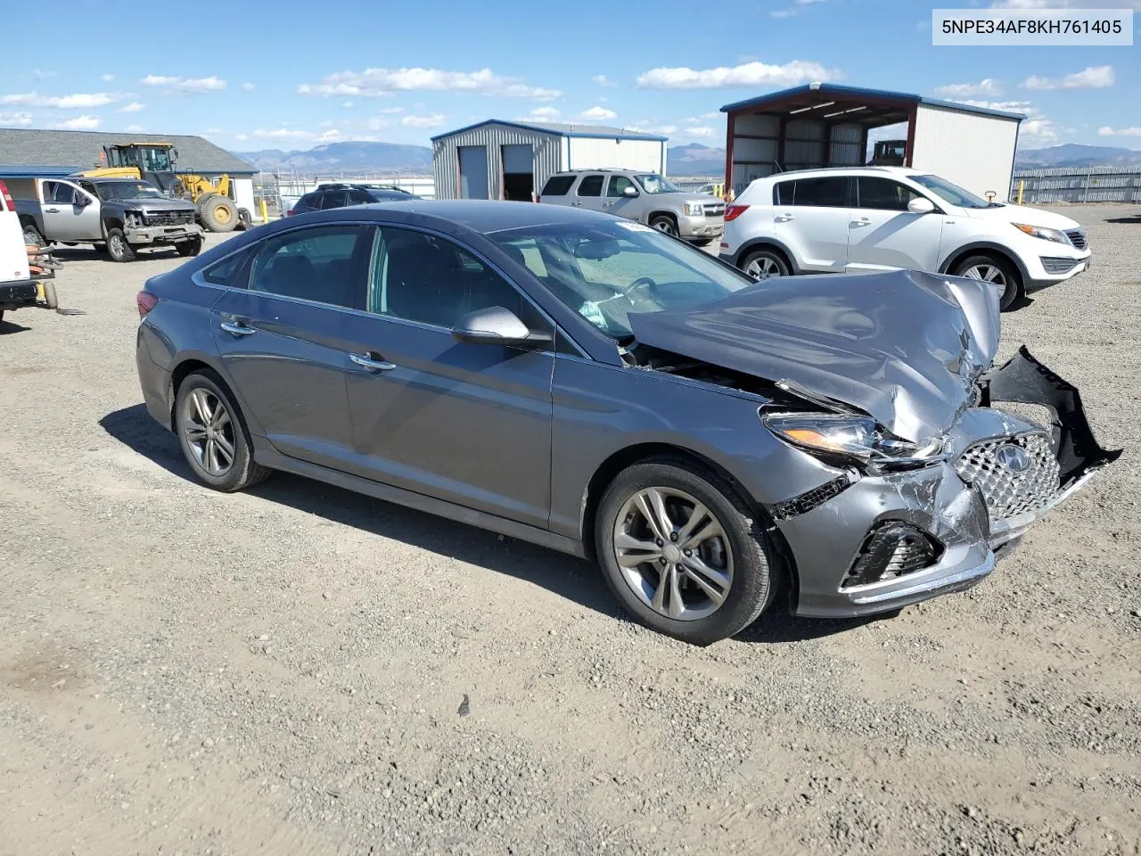 2019 Hyundai Sonata Limited VIN: 5NPE34AF8KH761405 Lot: 74300454